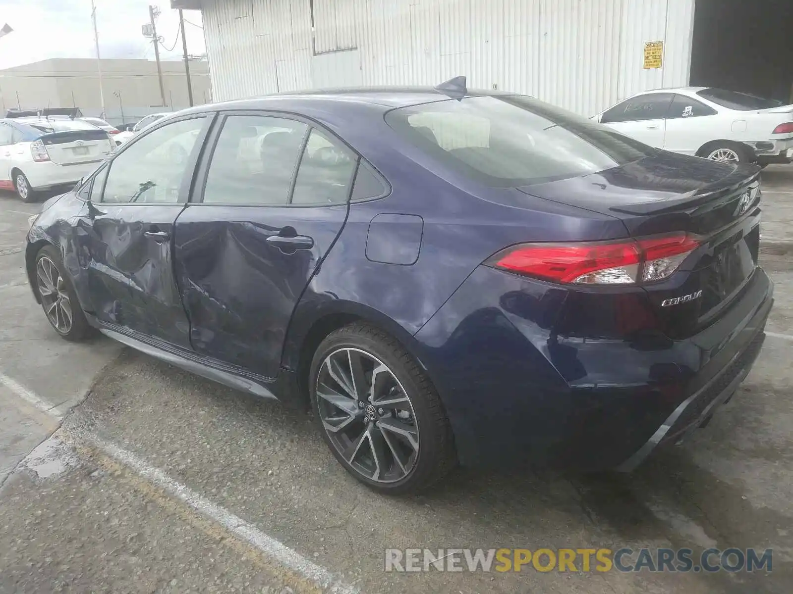 3 Photograph of a damaged car JTDS4RCE0LJ032647 TOYOTA COROLLA 2020