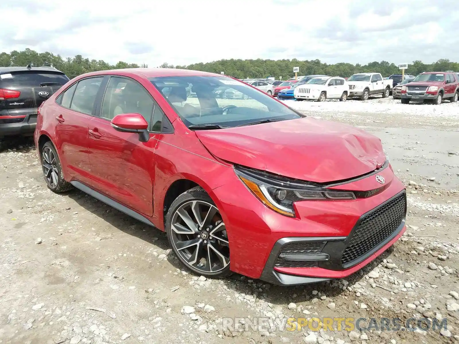 1 Photograph of a damaged car JTDS4RCE0LJ032776 TOYOTA COROLLA 2020