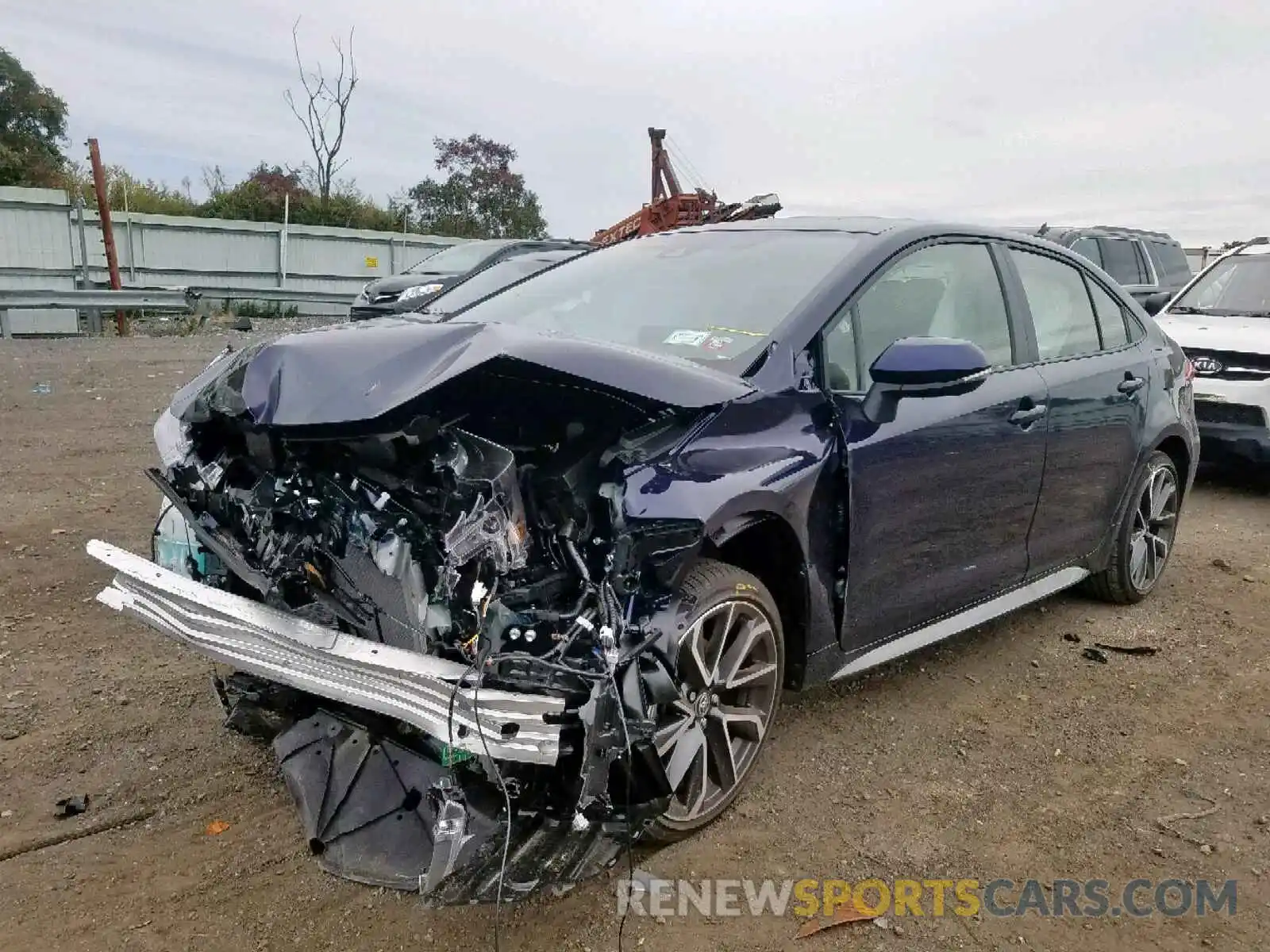 2 Photograph of a damaged car JTDS4RCE0LJ032826 TOYOTA COROLLA 2020