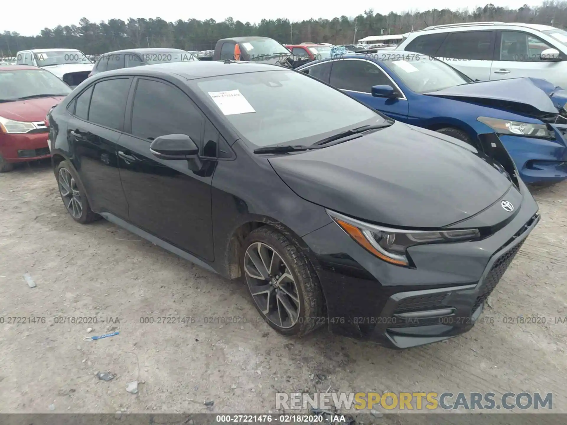 1 Photograph of a damaged car JTDS4RCE0LJ034317 TOYOTA COROLLA 2020