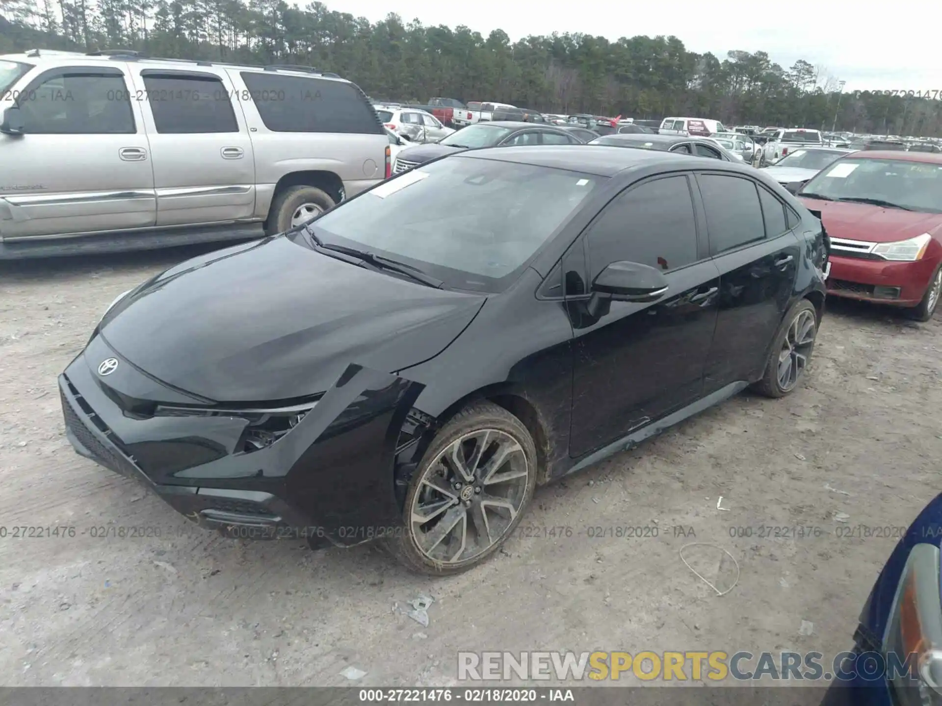 2 Photograph of a damaged car JTDS4RCE0LJ034317 TOYOTA COROLLA 2020