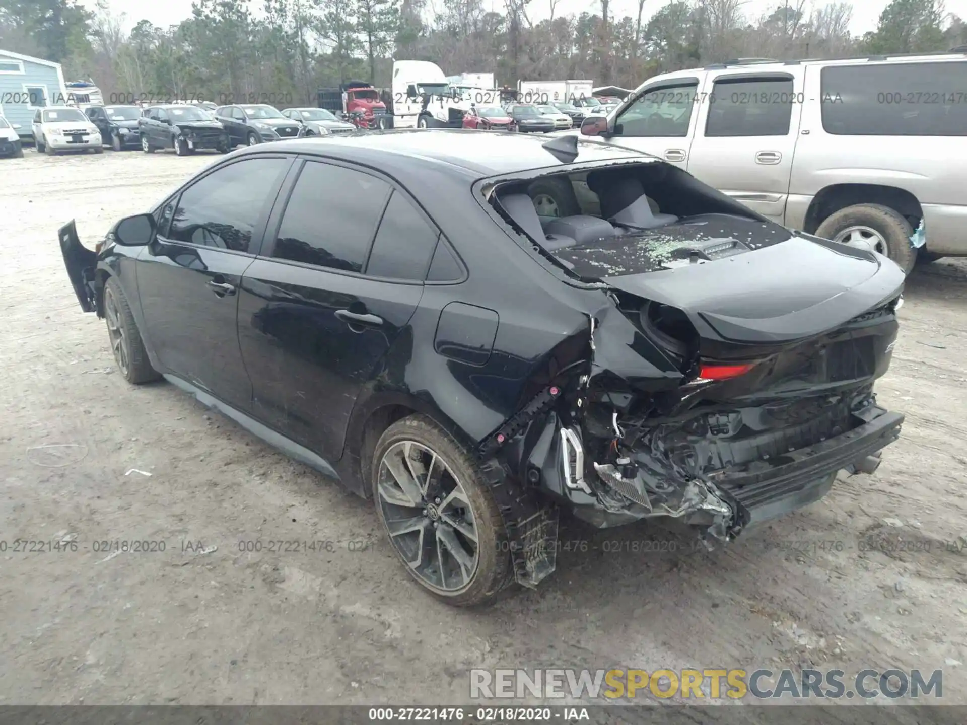 3 Photograph of a damaged car JTDS4RCE0LJ034317 TOYOTA COROLLA 2020