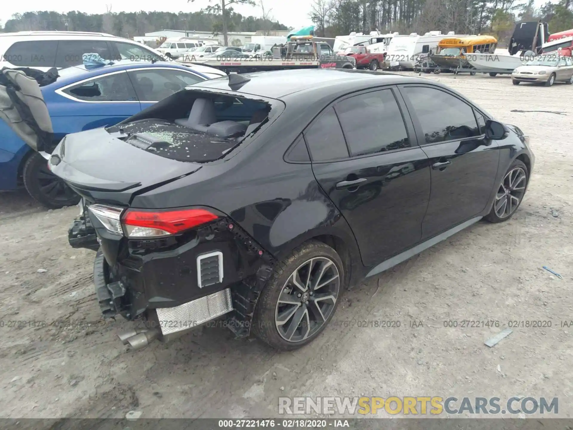 4 Photograph of a damaged car JTDS4RCE0LJ034317 TOYOTA COROLLA 2020