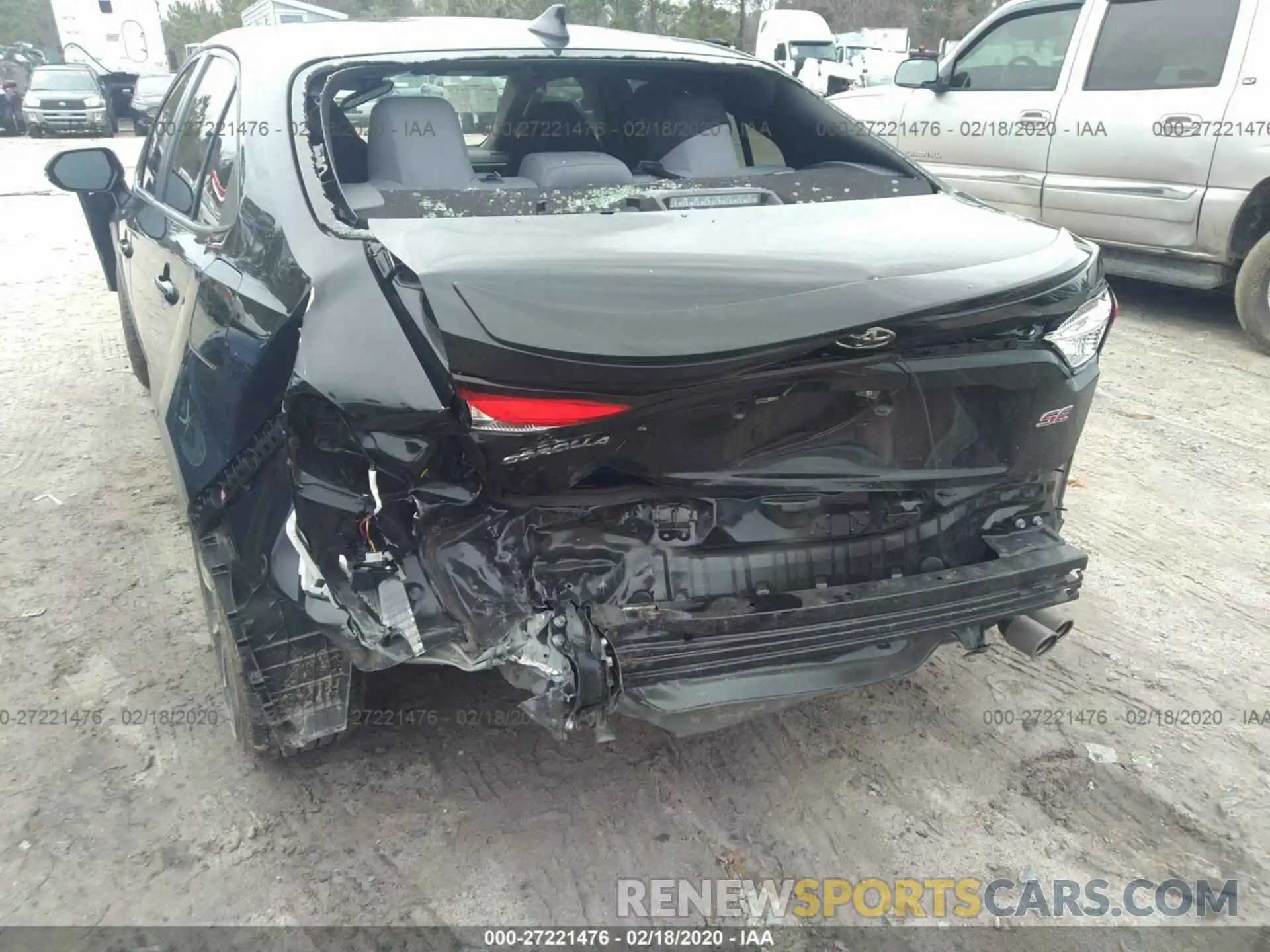 6 Photograph of a damaged car JTDS4RCE0LJ034317 TOYOTA COROLLA 2020