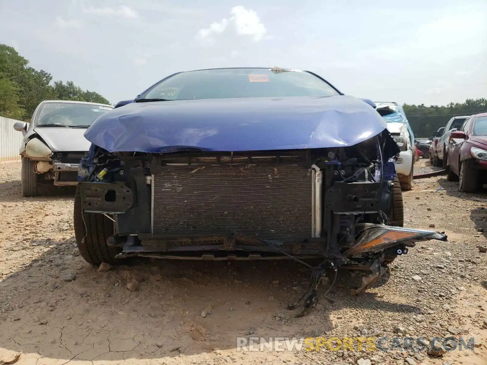 9 Photograph of a damaged car JTDS4RCE0LJ034477 TOYOTA COROLLA 2020