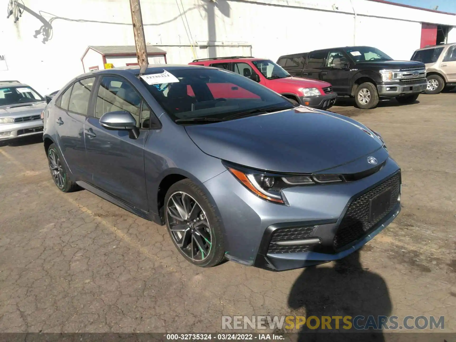 1 Photograph of a damaged car JTDS4RCE0LJ035533 TOYOTA COROLLA 2020