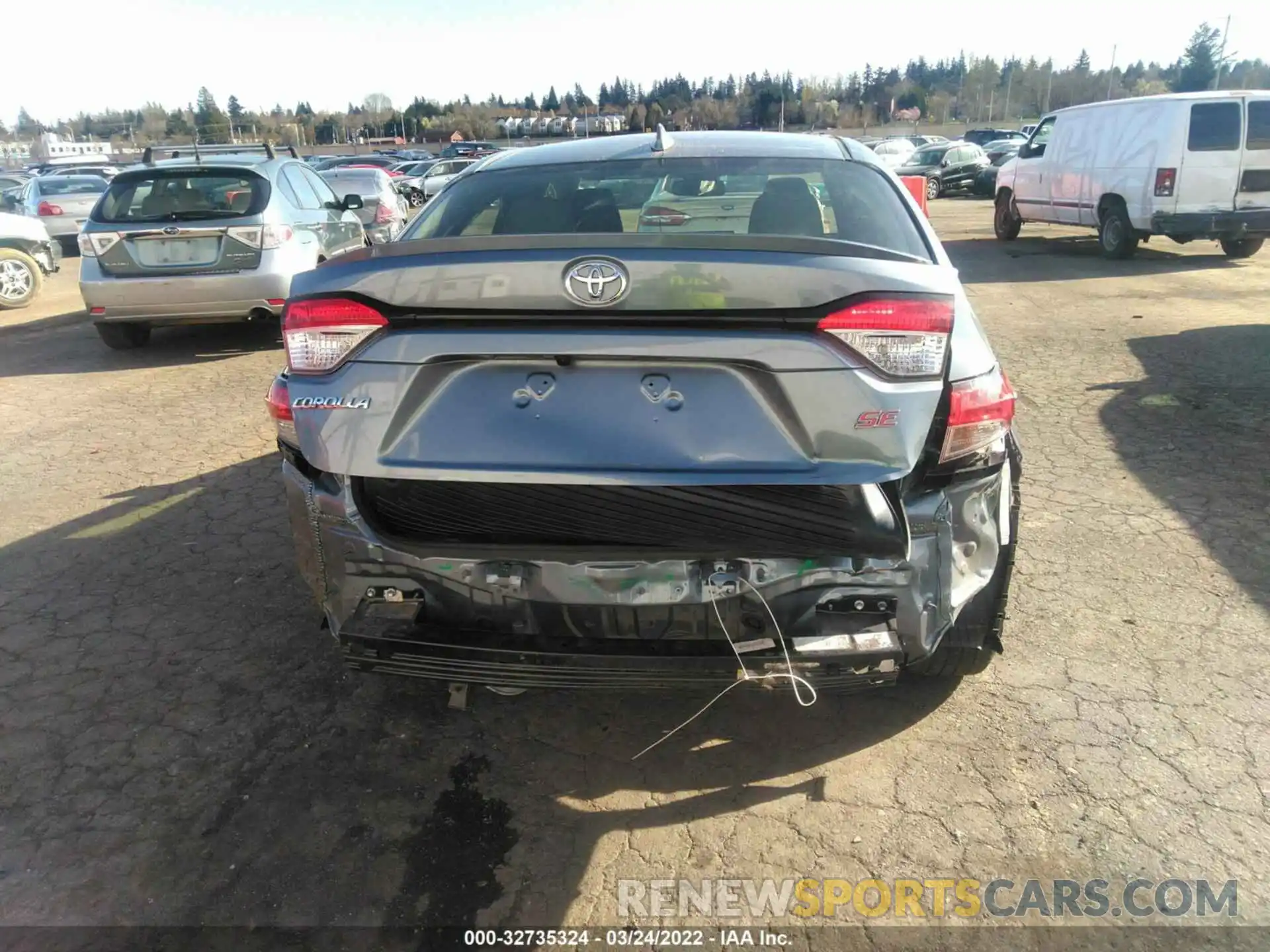 6 Photograph of a damaged car JTDS4RCE0LJ035533 TOYOTA COROLLA 2020