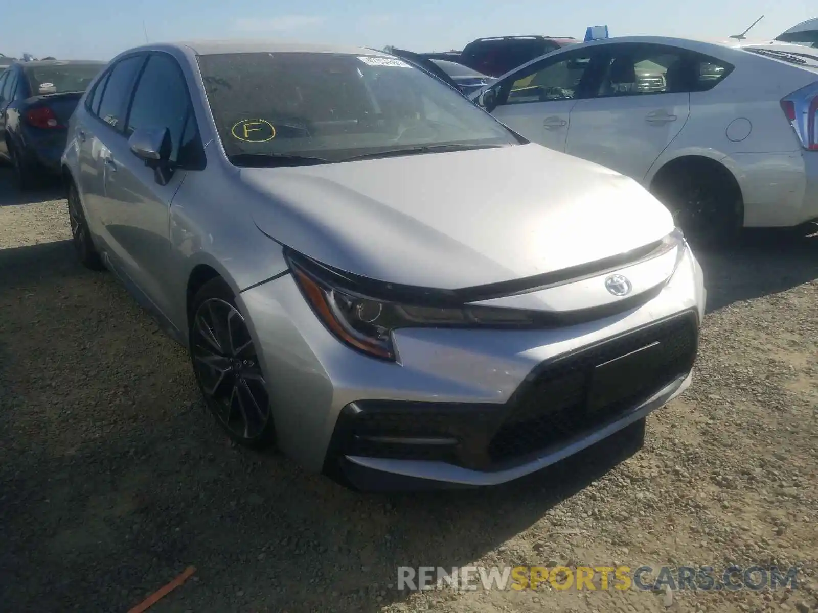 1 Photograph of a damaged car JTDS4RCE0LJ035872 TOYOTA COROLLA 2020