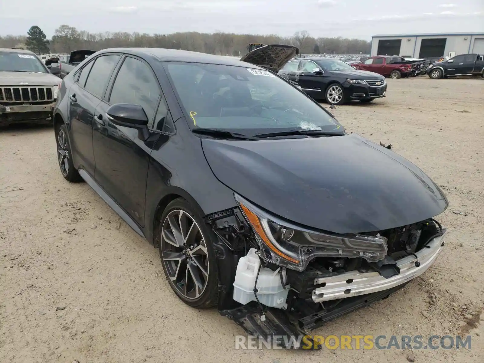 1 Photograph of a damaged car JTDS4RCE0LJ040229 TOYOTA COROLLA 2020