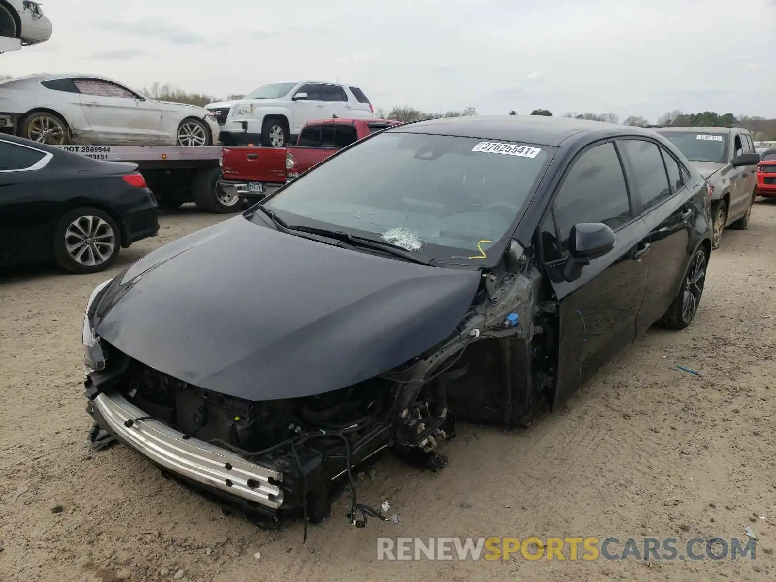 2 Photograph of a damaged car JTDS4RCE0LJ040229 TOYOTA COROLLA 2020