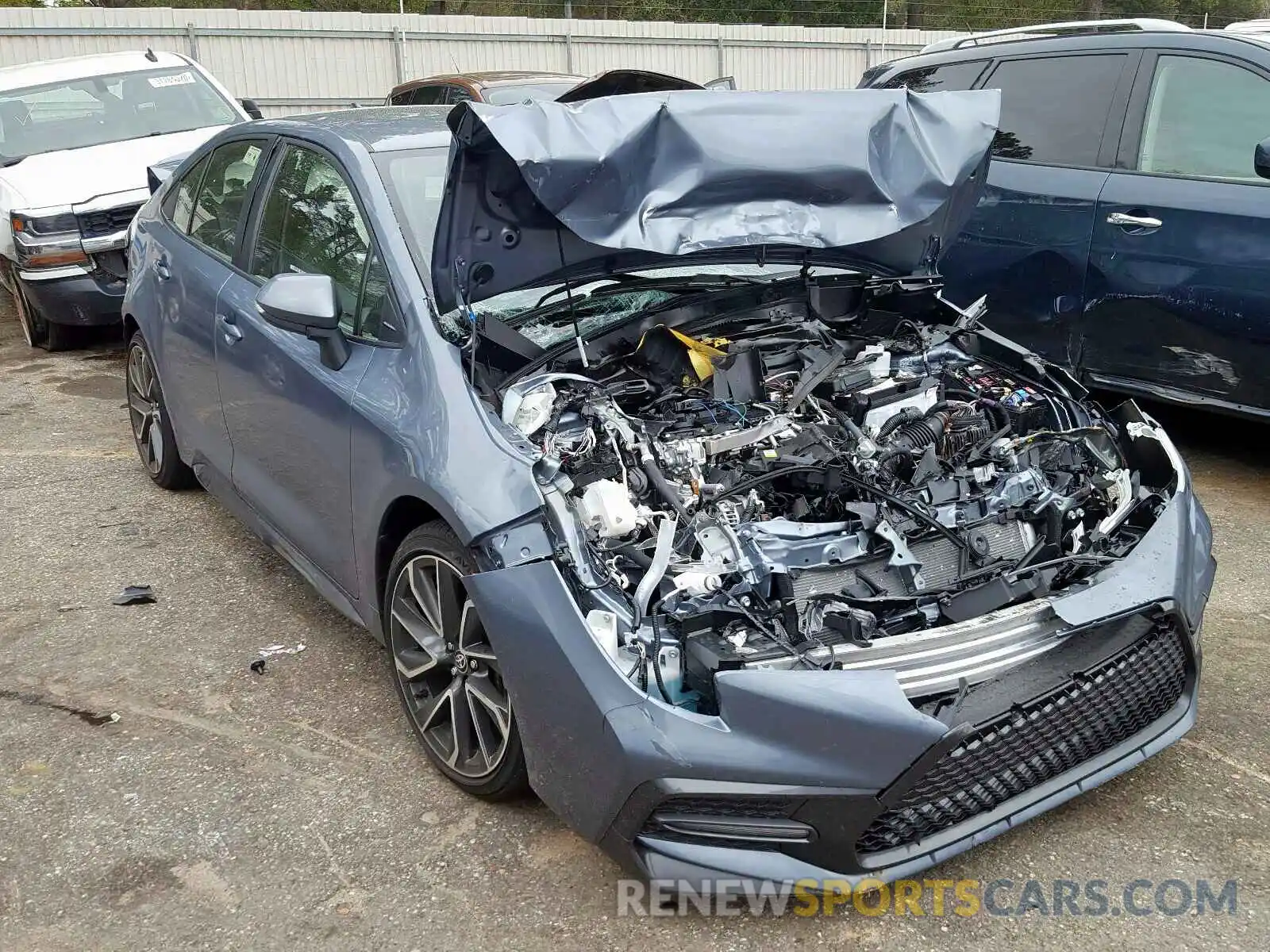 1 Photograph of a damaged car JTDS4RCE0LJ040960 TOYOTA COROLLA 2020