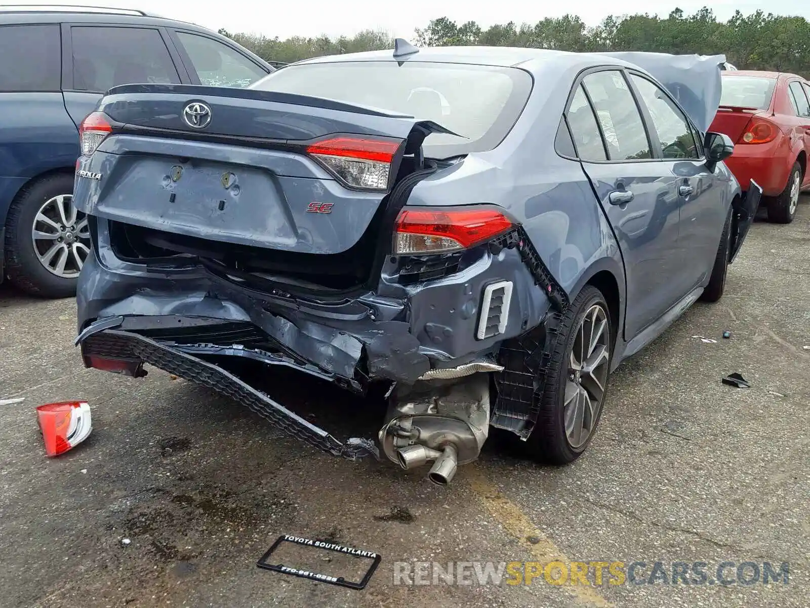 4 Photograph of a damaged car JTDS4RCE0LJ040960 TOYOTA COROLLA 2020