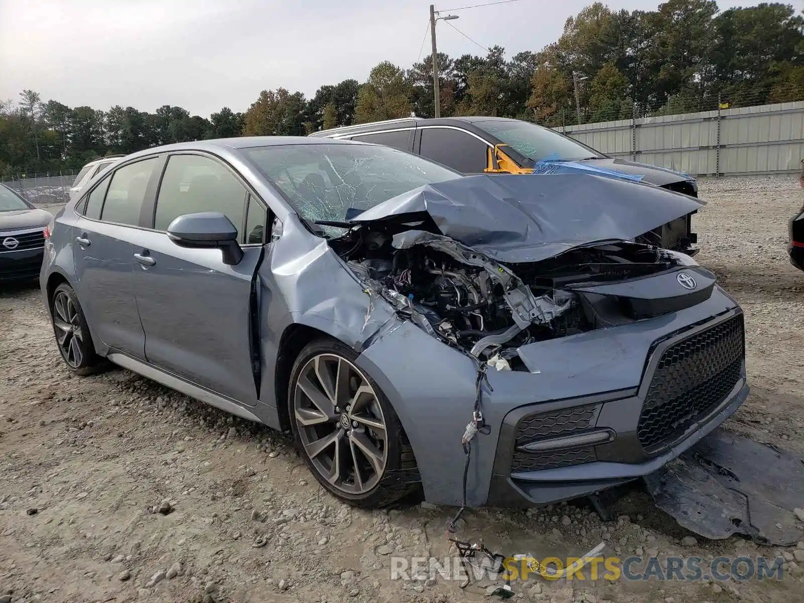 1 Photograph of a damaged car JTDS4RCE0LJ041185 TOYOTA COROLLA 2020