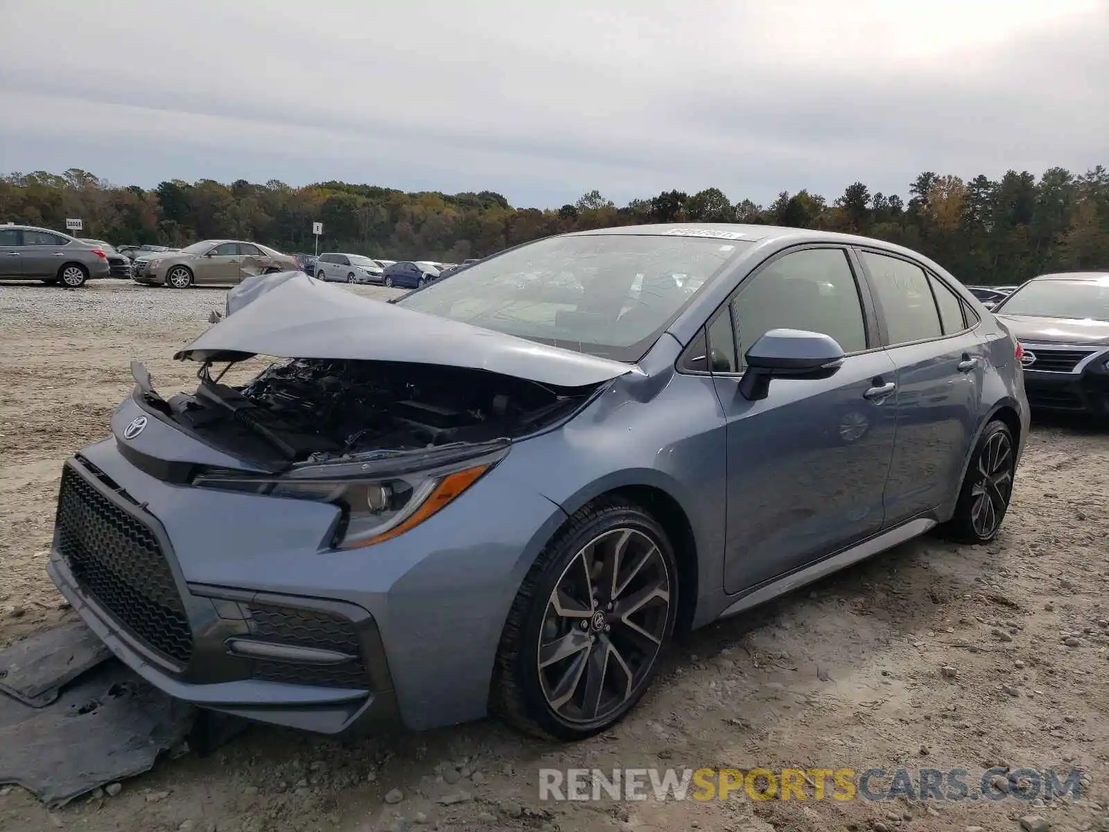 2 Photograph of a damaged car JTDS4RCE0LJ041185 TOYOTA COROLLA 2020