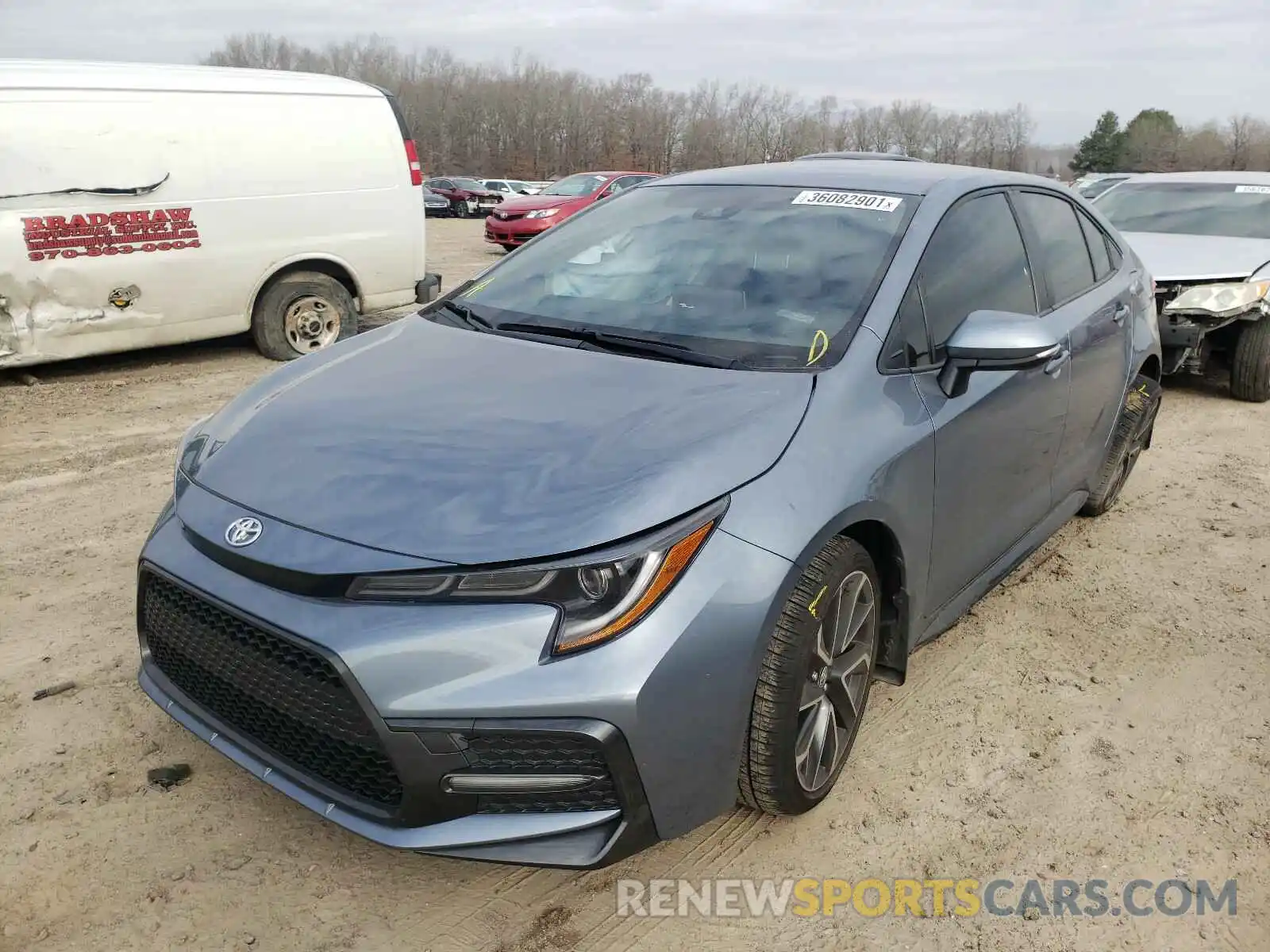 2 Photograph of a damaged car JTDS4RCE0LJ042014 TOYOTA COROLLA 2020