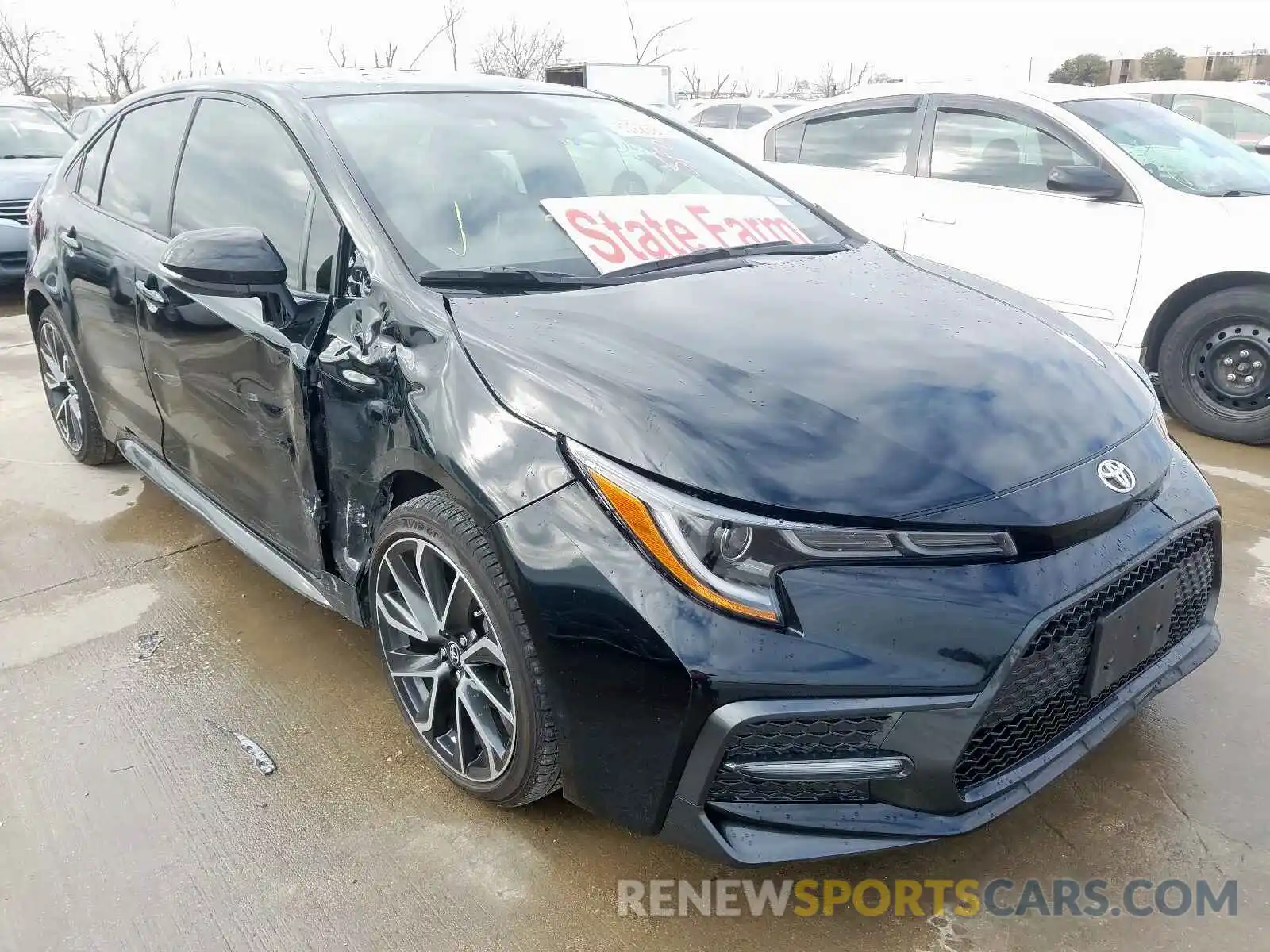 1 Photograph of a damaged car JTDS4RCE0LJ042272 TOYOTA COROLLA 2020