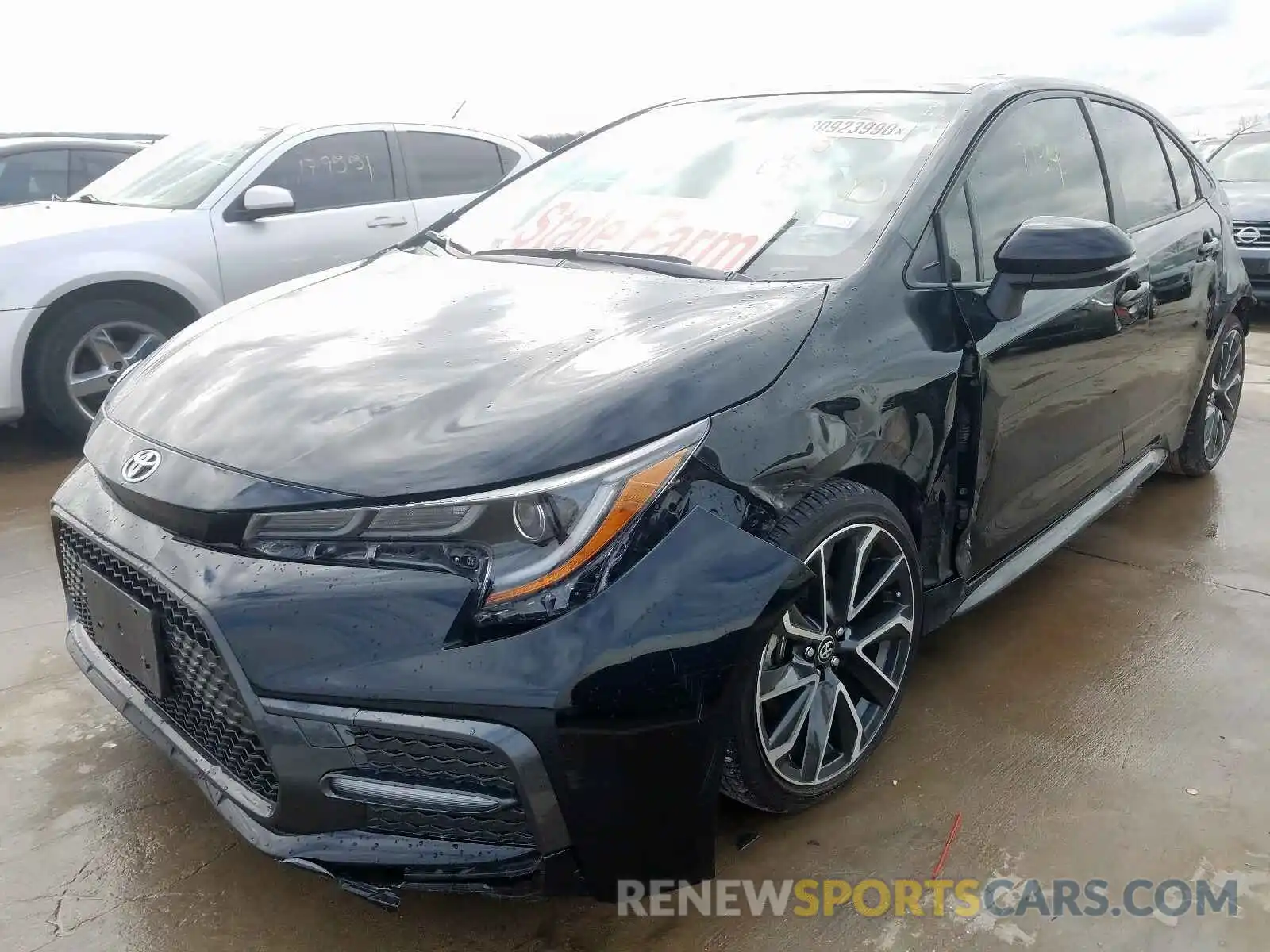 2 Photograph of a damaged car JTDS4RCE0LJ042272 TOYOTA COROLLA 2020