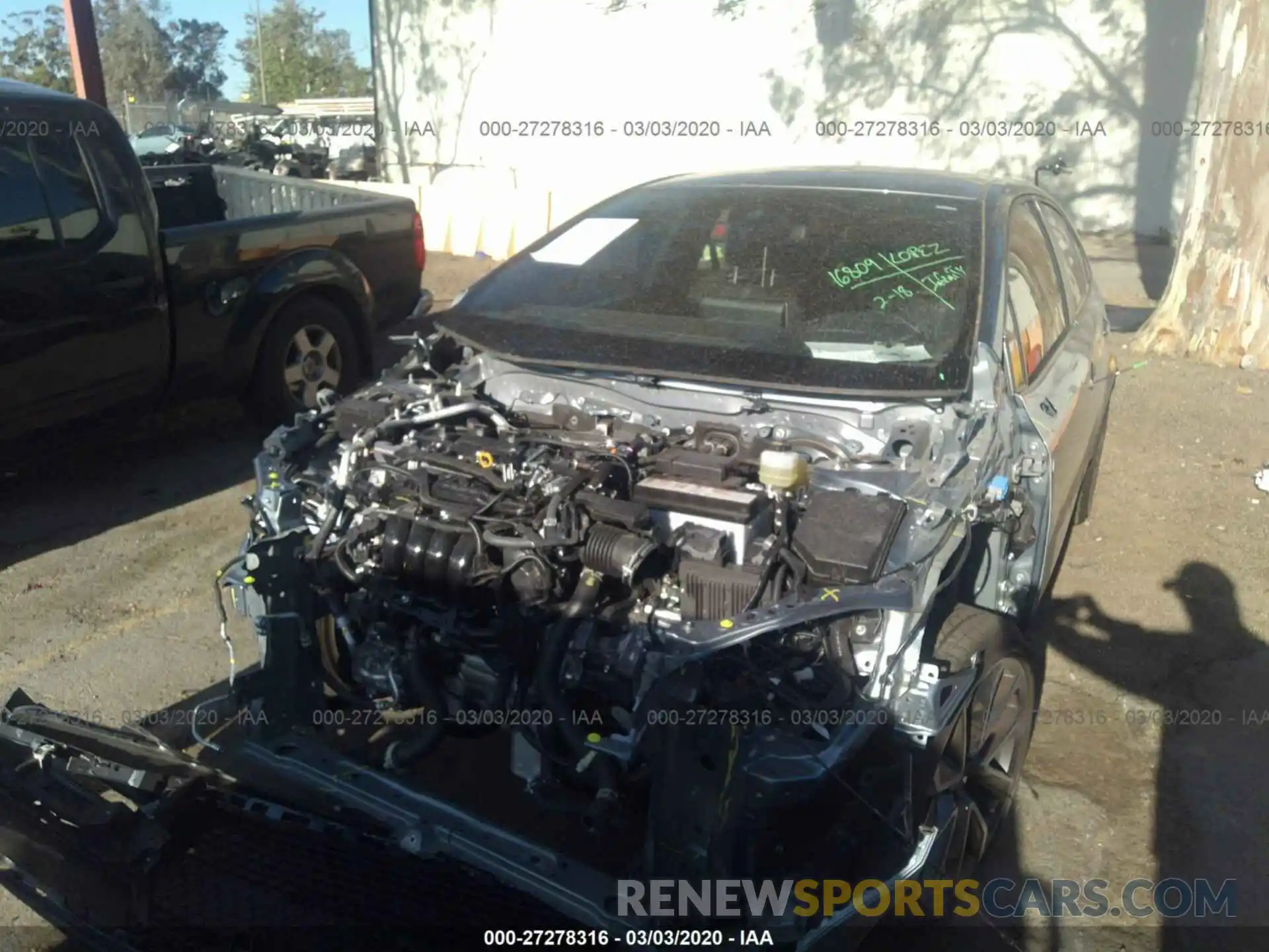 6 Photograph of a damaged car JTDS4RCE0LJ042790 TOYOTA COROLLA 2020