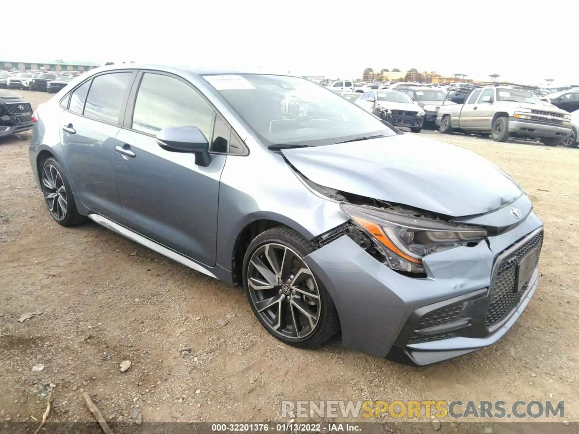 1 Photograph of a damaged car JTDS4RCE0LJ043292 TOYOTA COROLLA 2020