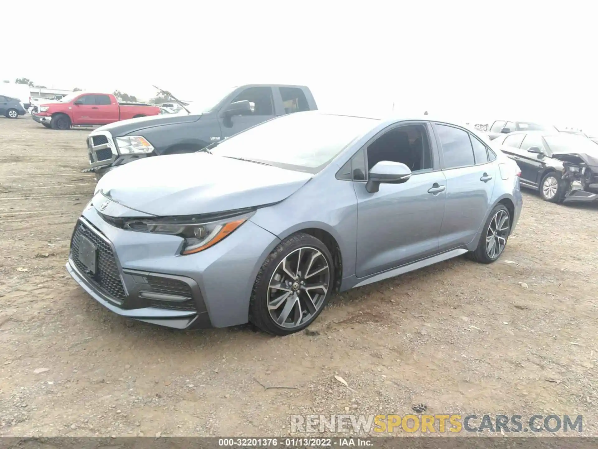 2 Photograph of a damaged car JTDS4RCE0LJ043292 TOYOTA COROLLA 2020