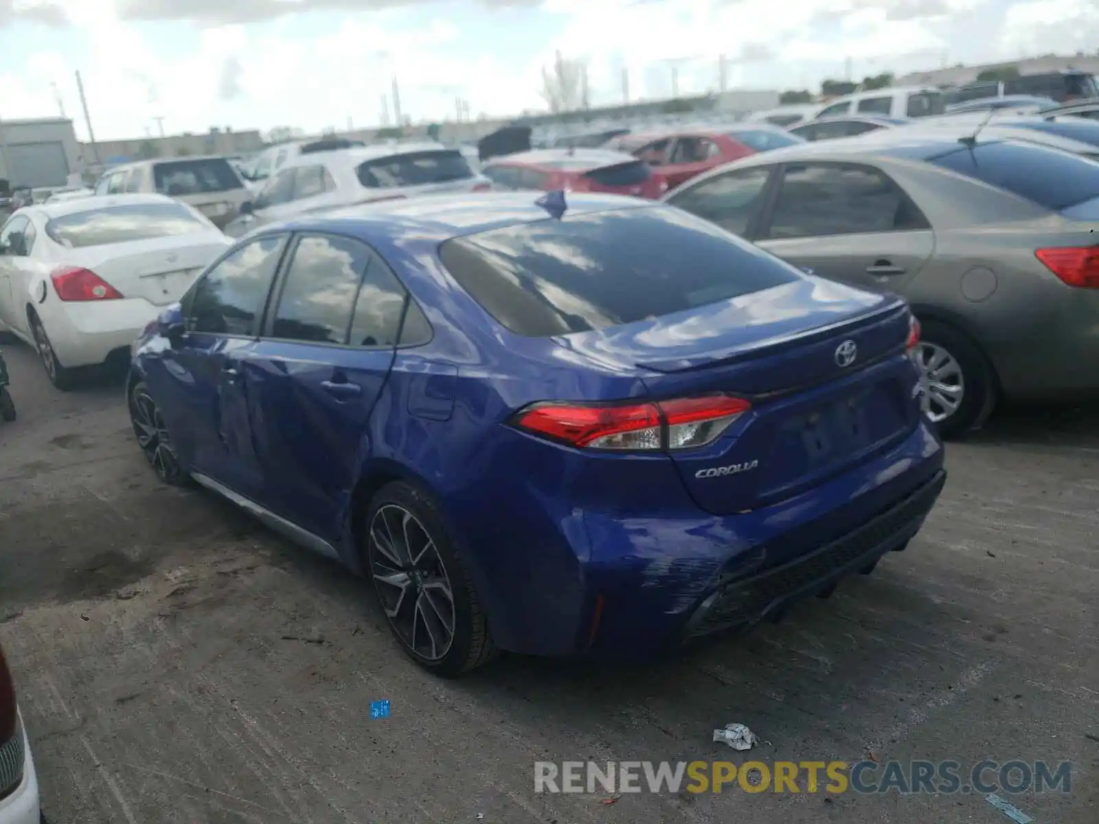 3 Photograph of a damaged car JTDS4RCE0LJ045981 TOYOTA COROLLA 2020