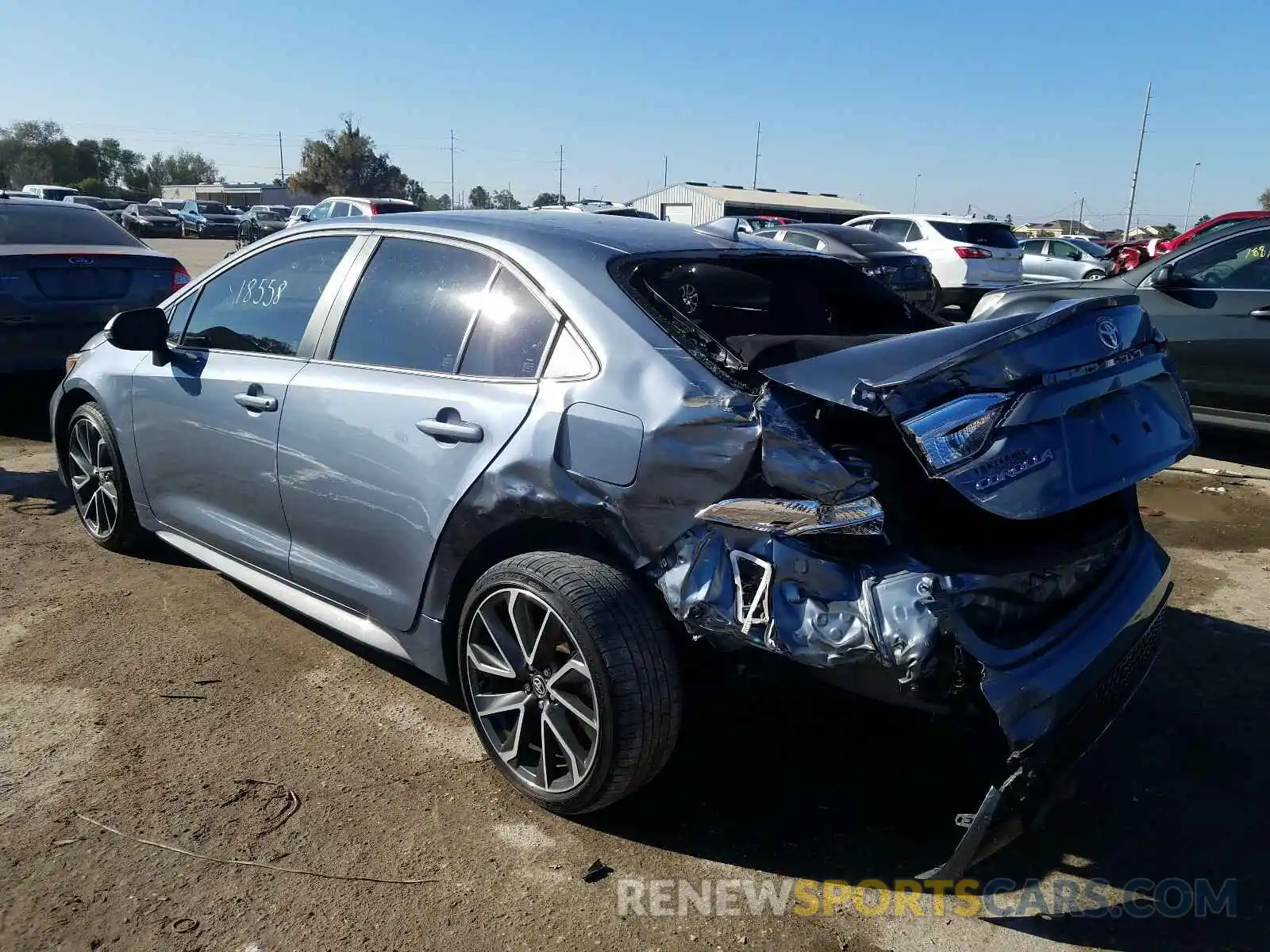 3 Photograph of a damaged car JTDS4RCE0LJ046337 TOYOTA COROLLA 2020