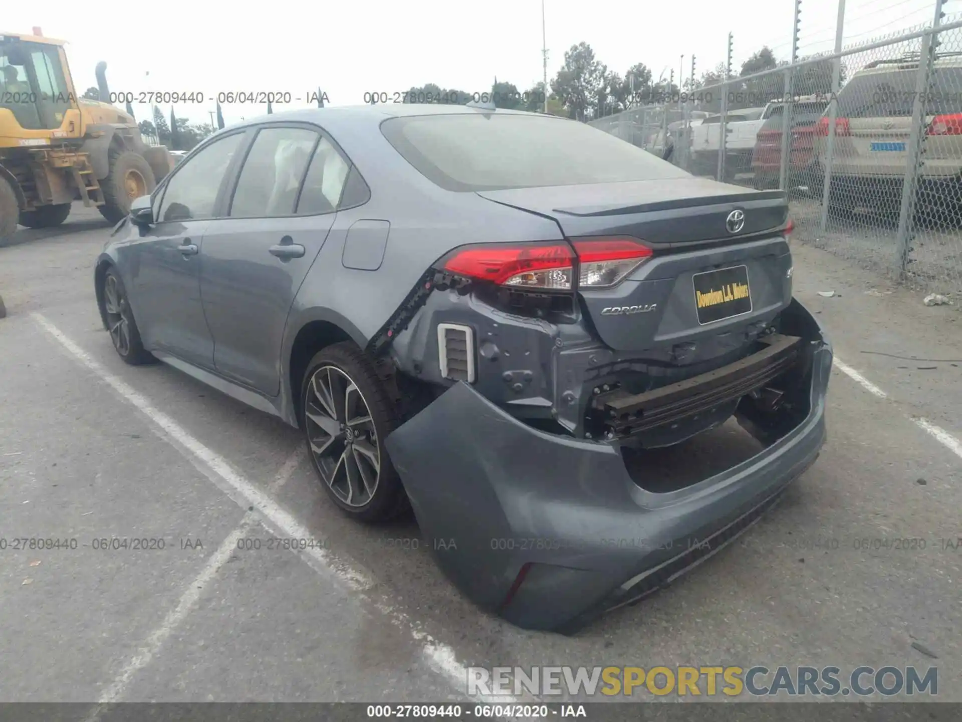 3 Photograph of a damaged car JTDS4RCE0LJ047388 TOYOTA COROLLA 2020