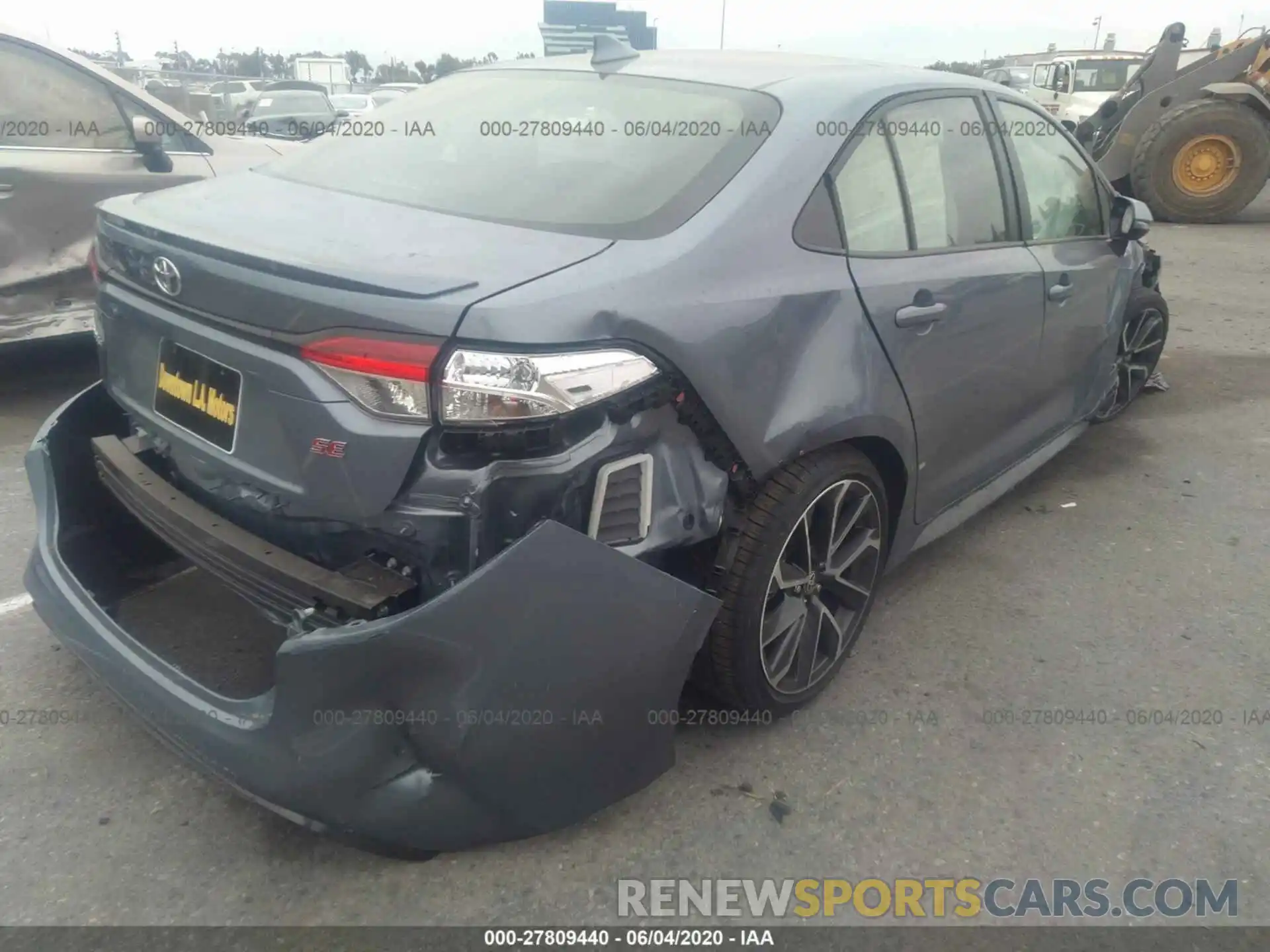 4 Photograph of a damaged car JTDS4RCE0LJ047388 TOYOTA COROLLA 2020