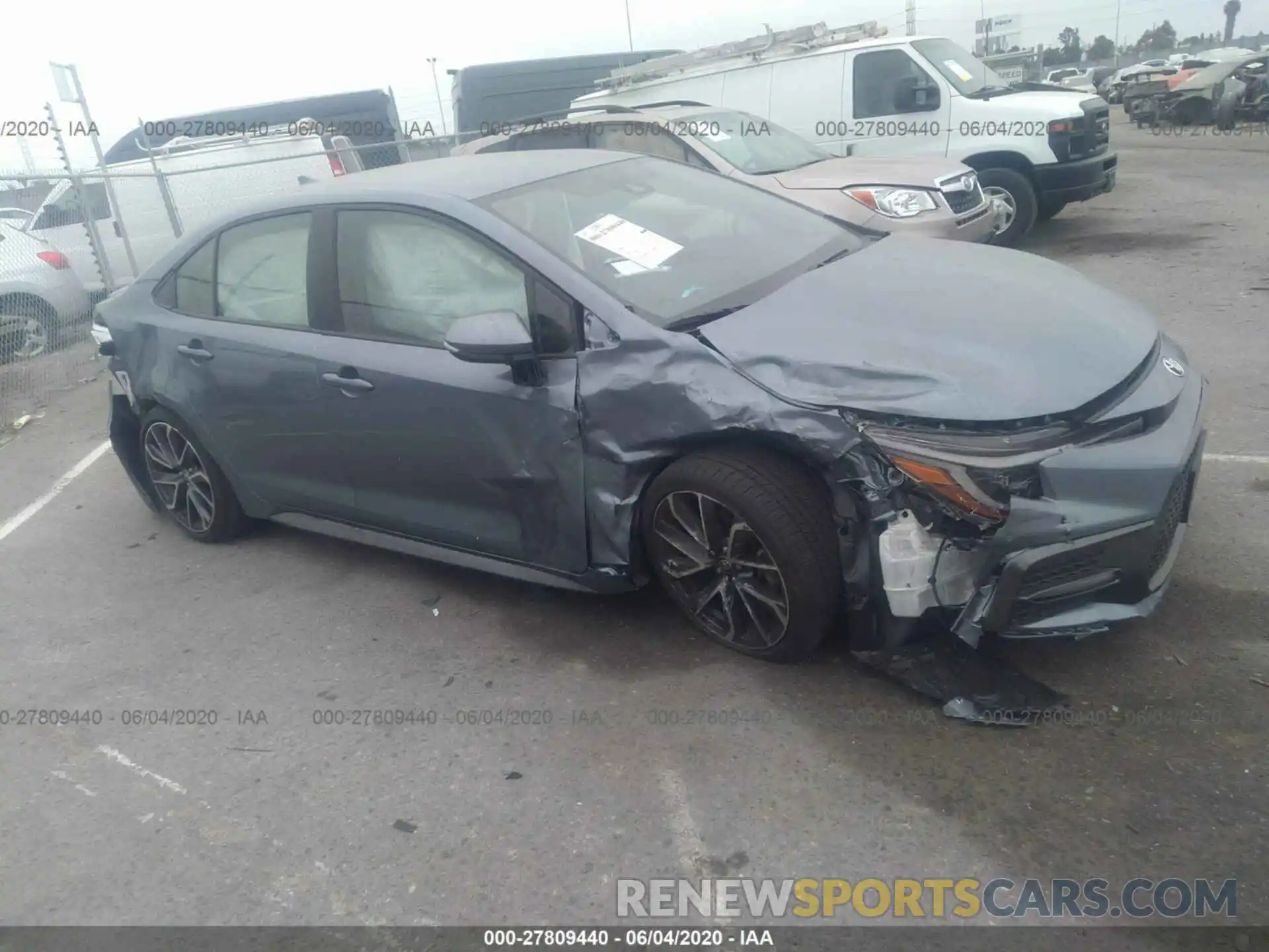 6 Photograph of a damaged car JTDS4RCE0LJ047388 TOYOTA COROLLA 2020