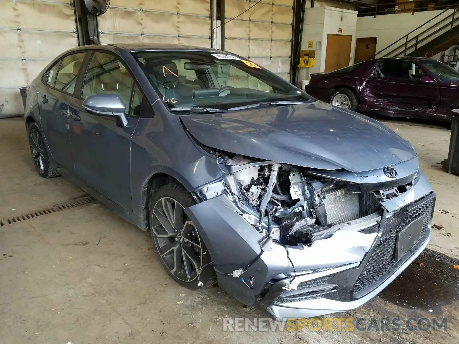 1 Photograph of a damaged car JTDS4RCE0LJ047844 TOYOTA COROLLA 2020