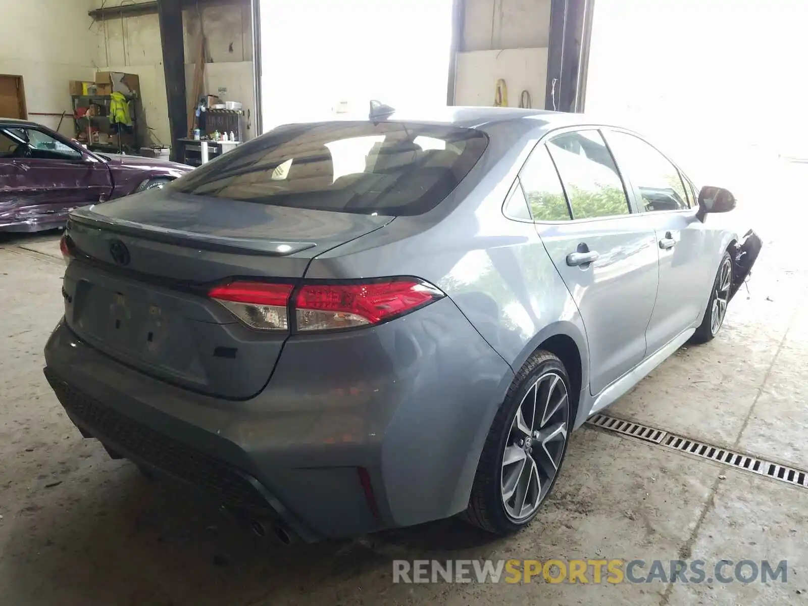 4 Photograph of a damaged car JTDS4RCE0LJ047844 TOYOTA COROLLA 2020