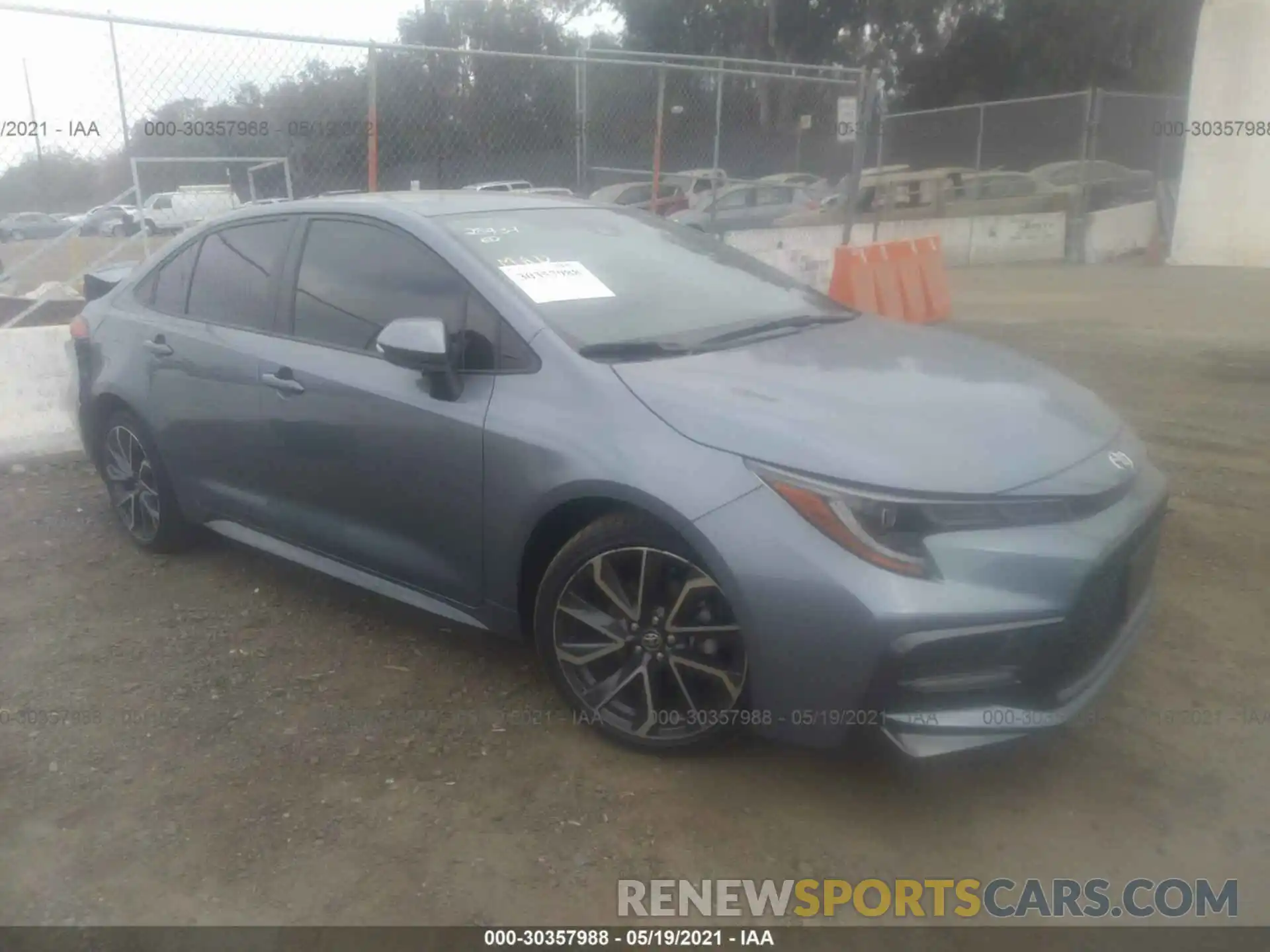 1 Photograph of a damaged car JTDS4RCE0LJ047925 TOYOTA COROLLA 2020