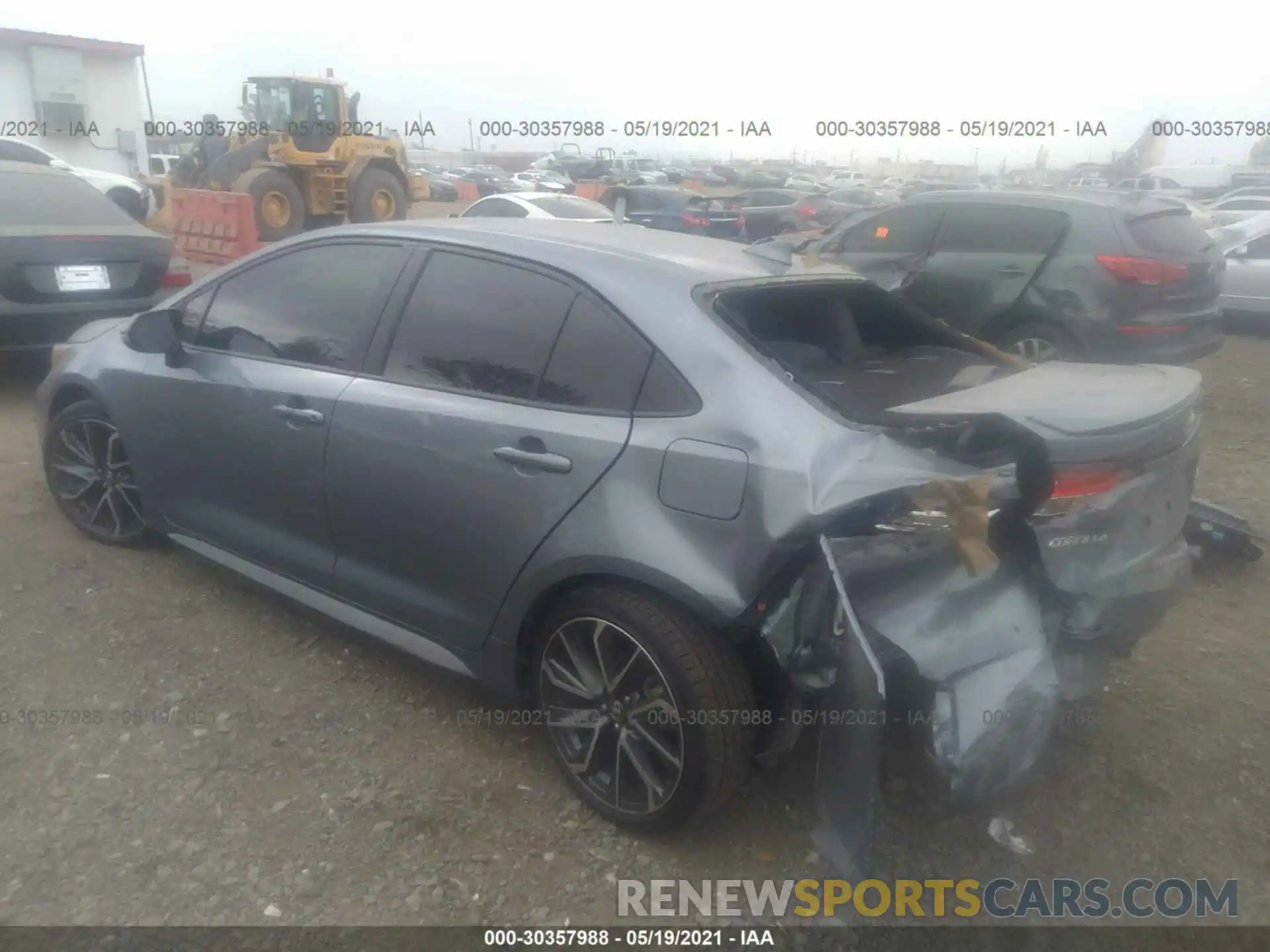 3 Photograph of a damaged car JTDS4RCE0LJ047925 TOYOTA COROLLA 2020