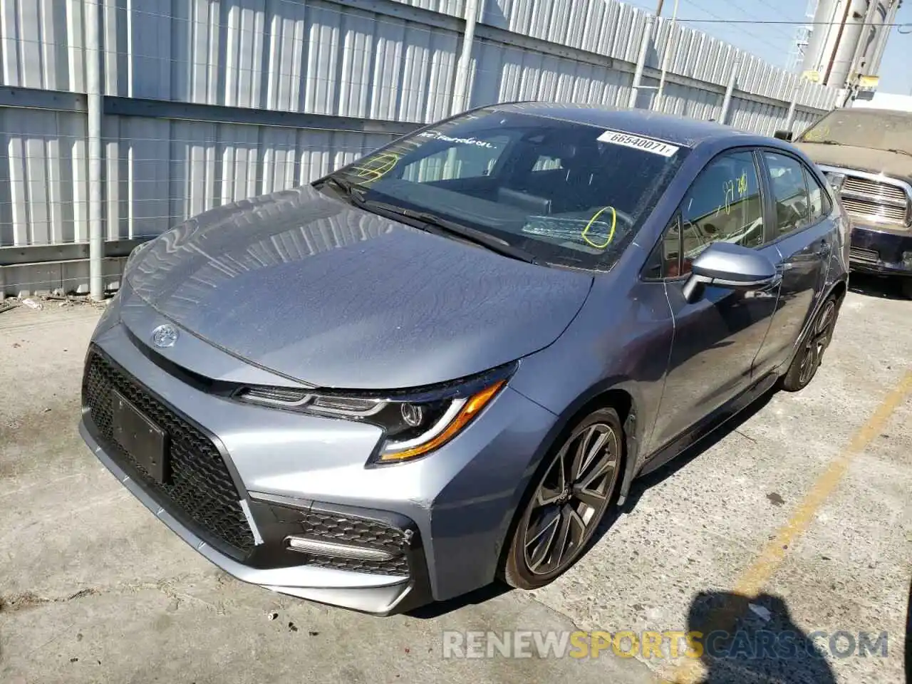 2 Photograph of a damaged car JTDS4RCE0LJ047987 TOYOTA COROLLA 2020