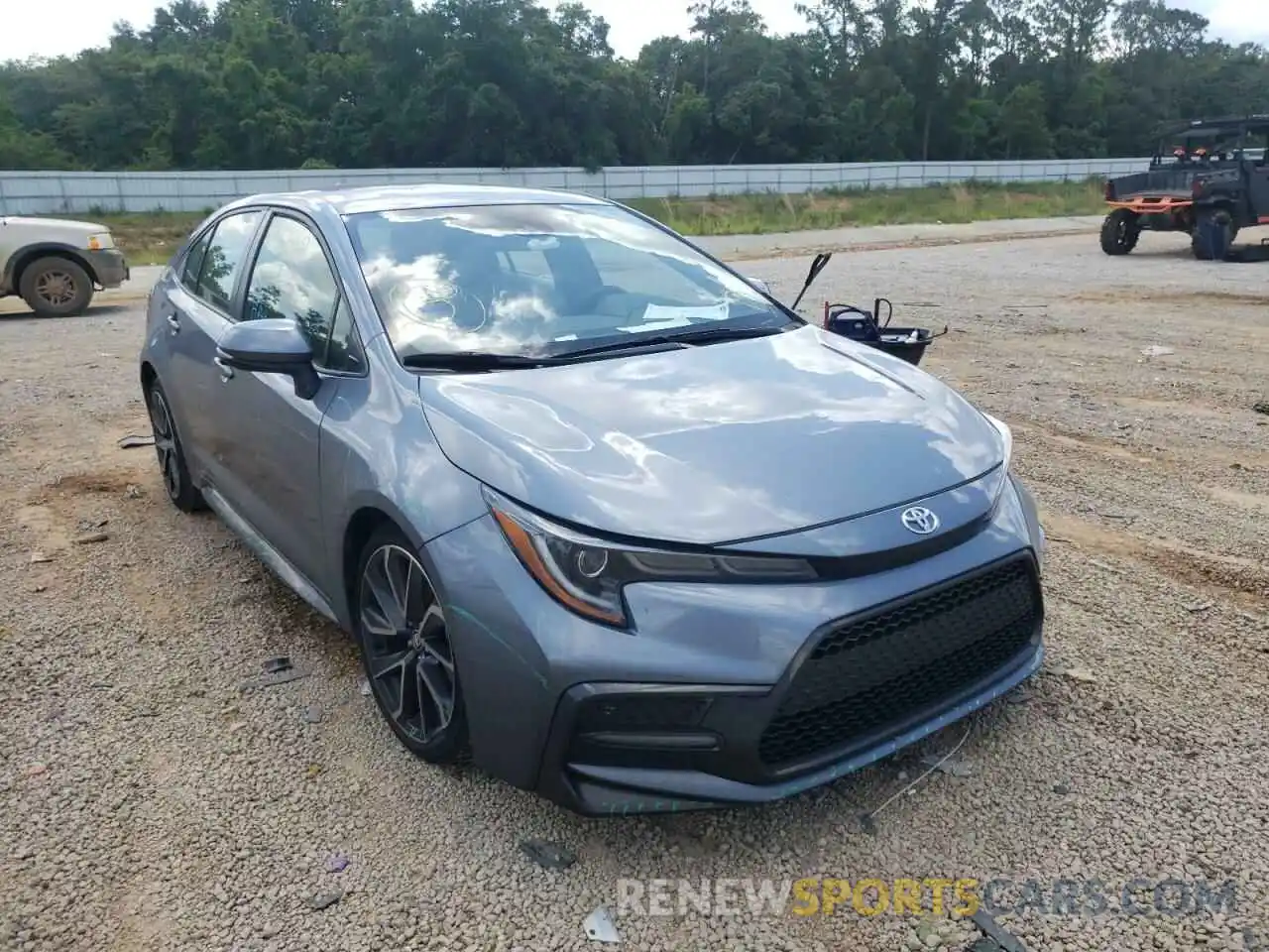 1 Photograph of a damaged car JTDS4RCE0LJ048430 TOYOTA COROLLA 2020