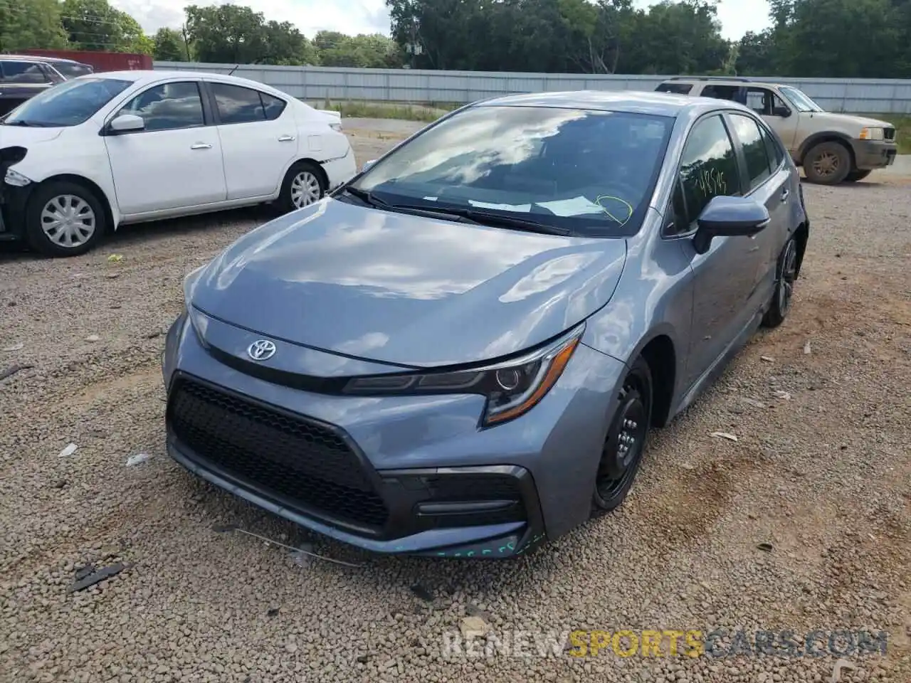 2 Photograph of a damaged car JTDS4RCE0LJ048430 TOYOTA COROLLA 2020