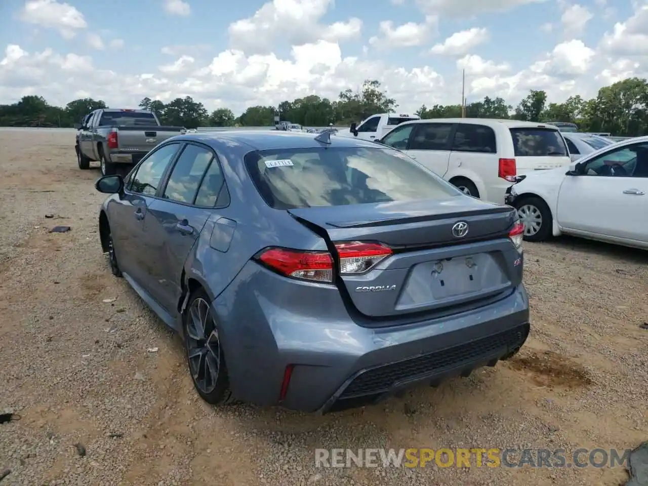 3 Photograph of a damaged car JTDS4RCE0LJ048430 TOYOTA COROLLA 2020