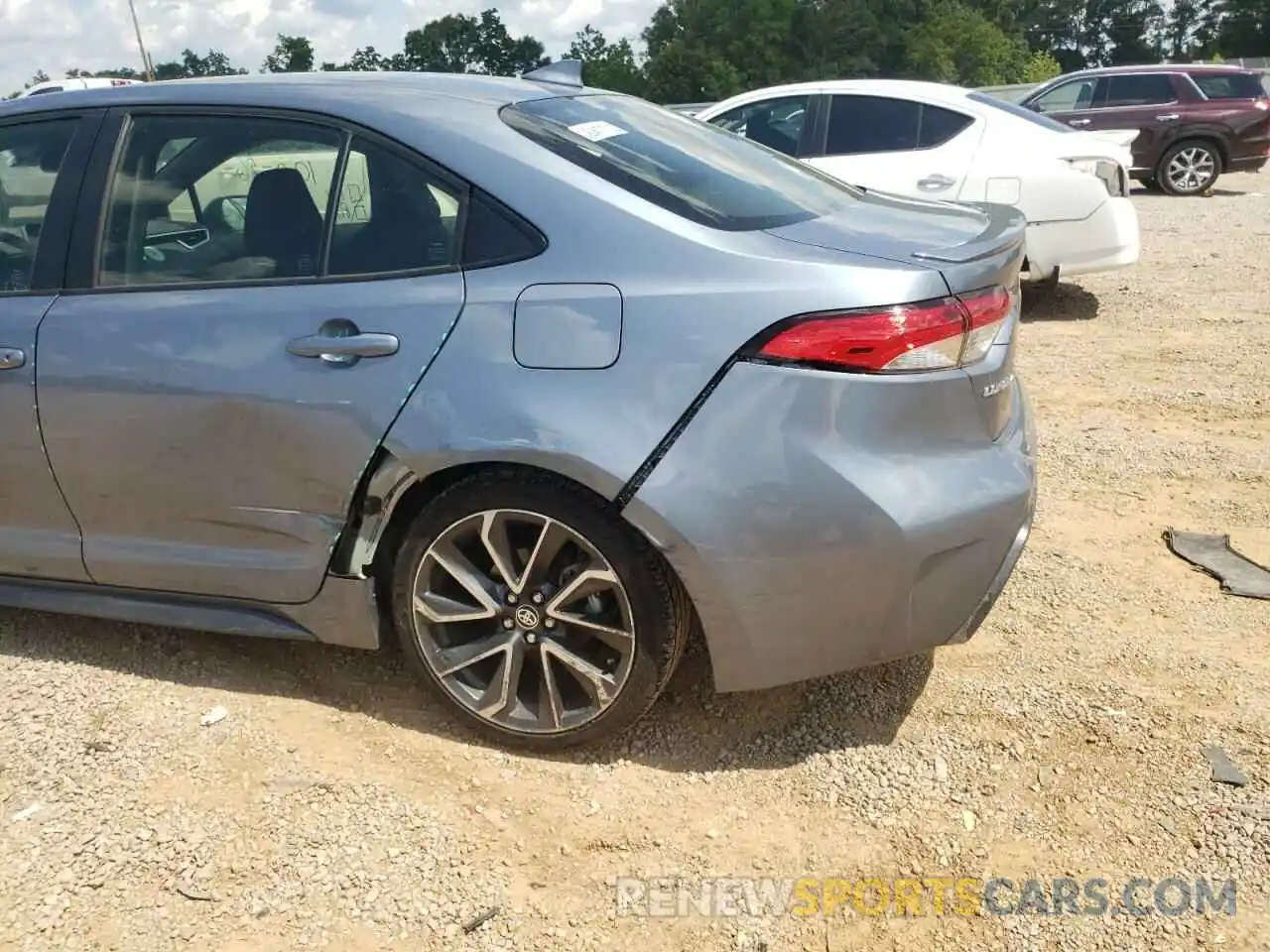 9 Photograph of a damaged car JTDS4RCE0LJ048430 TOYOTA COROLLA 2020