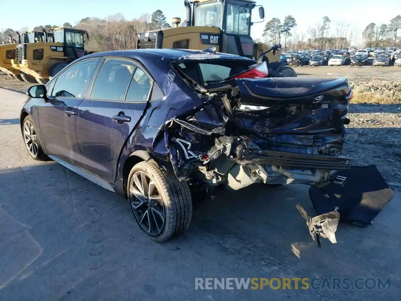 3 Photograph of a damaged car JTDS4RCE0LJ051182 TOYOTA COROLLA 2020