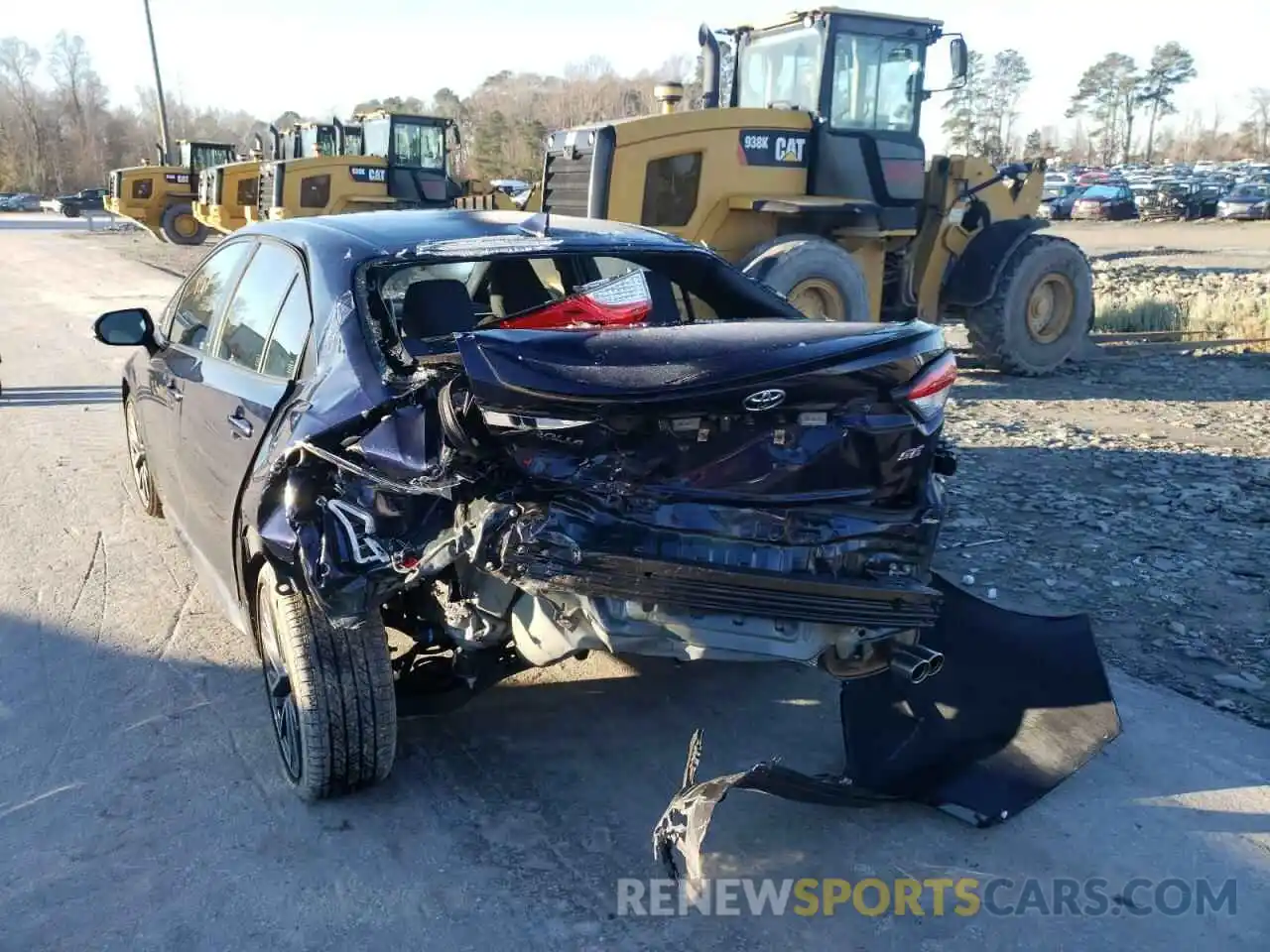 9 Photograph of a damaged car JTDS4RCE0LJ051182 TOYOTA COROLLA 2020