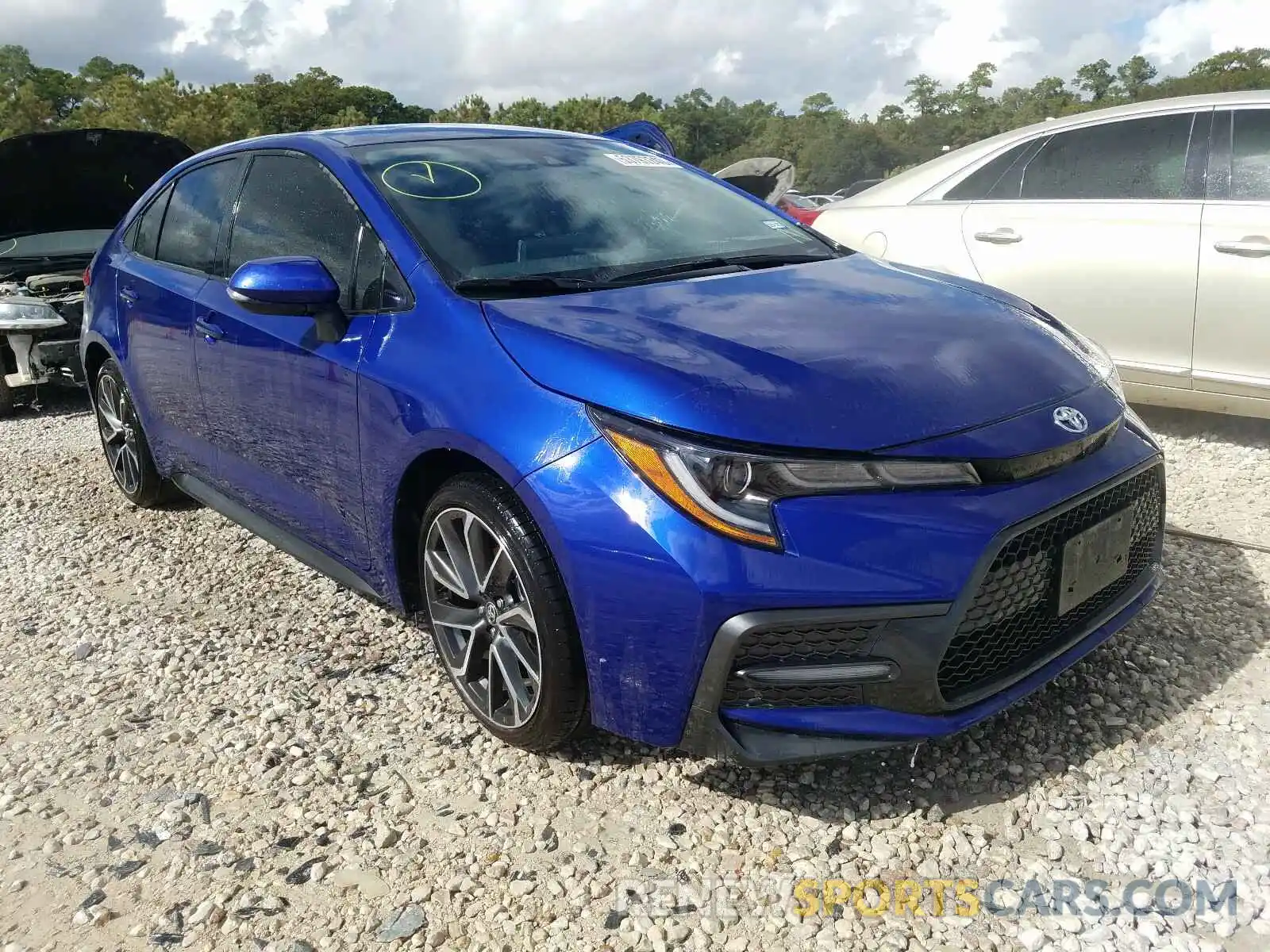 1 Photograph of a damaged car JTDS4RCE0LJ052025 TOYOTA COROLLA 2020