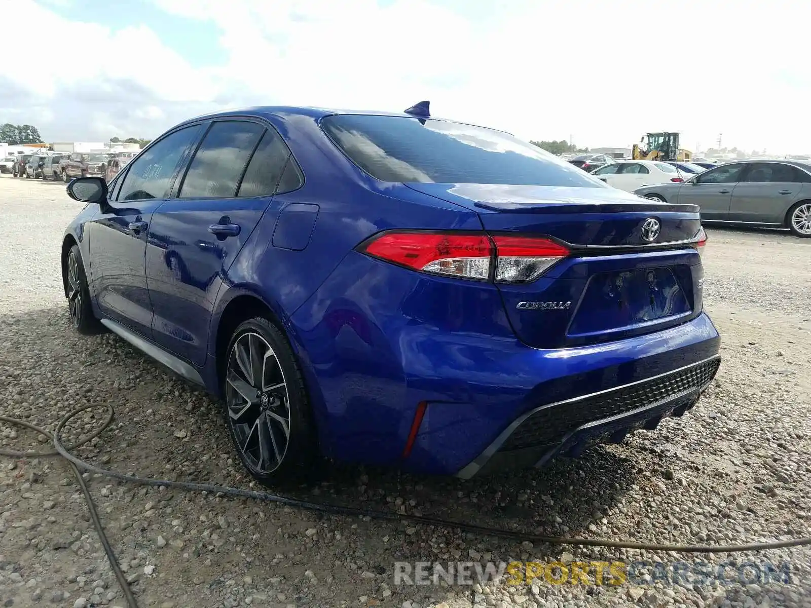 3 Photograph of a damaged car JTDS4RCE0LJ052025 TOYOTA COROLLA 2020