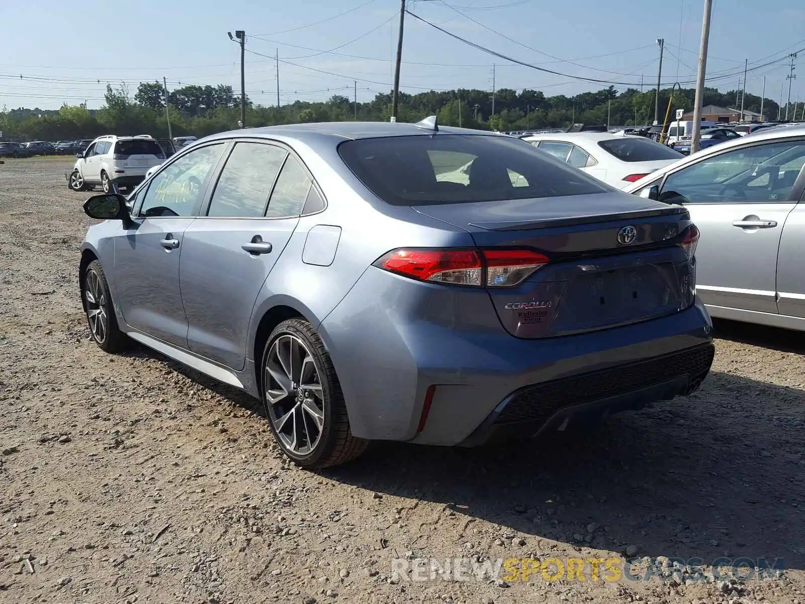 3 Photograph of a damaged car JTDS4RCE0LJ052140 TOYOTA COROLLA 2020