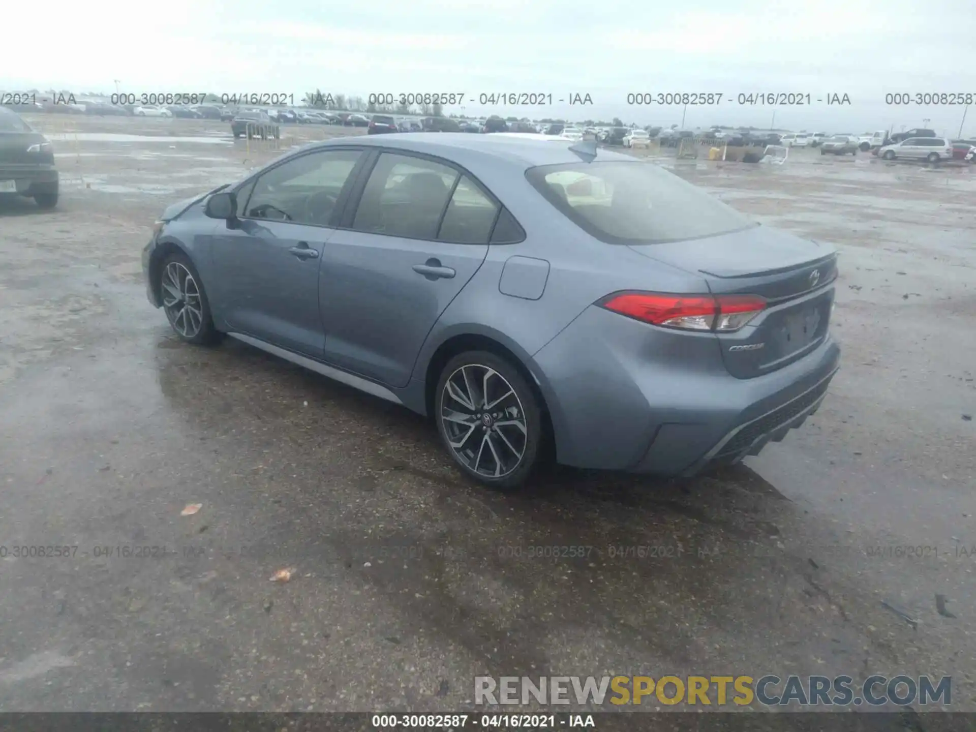 3 Photograph of a damaged car JTDS4RCE0LJ052915 TOYOTA COROLLA 2020