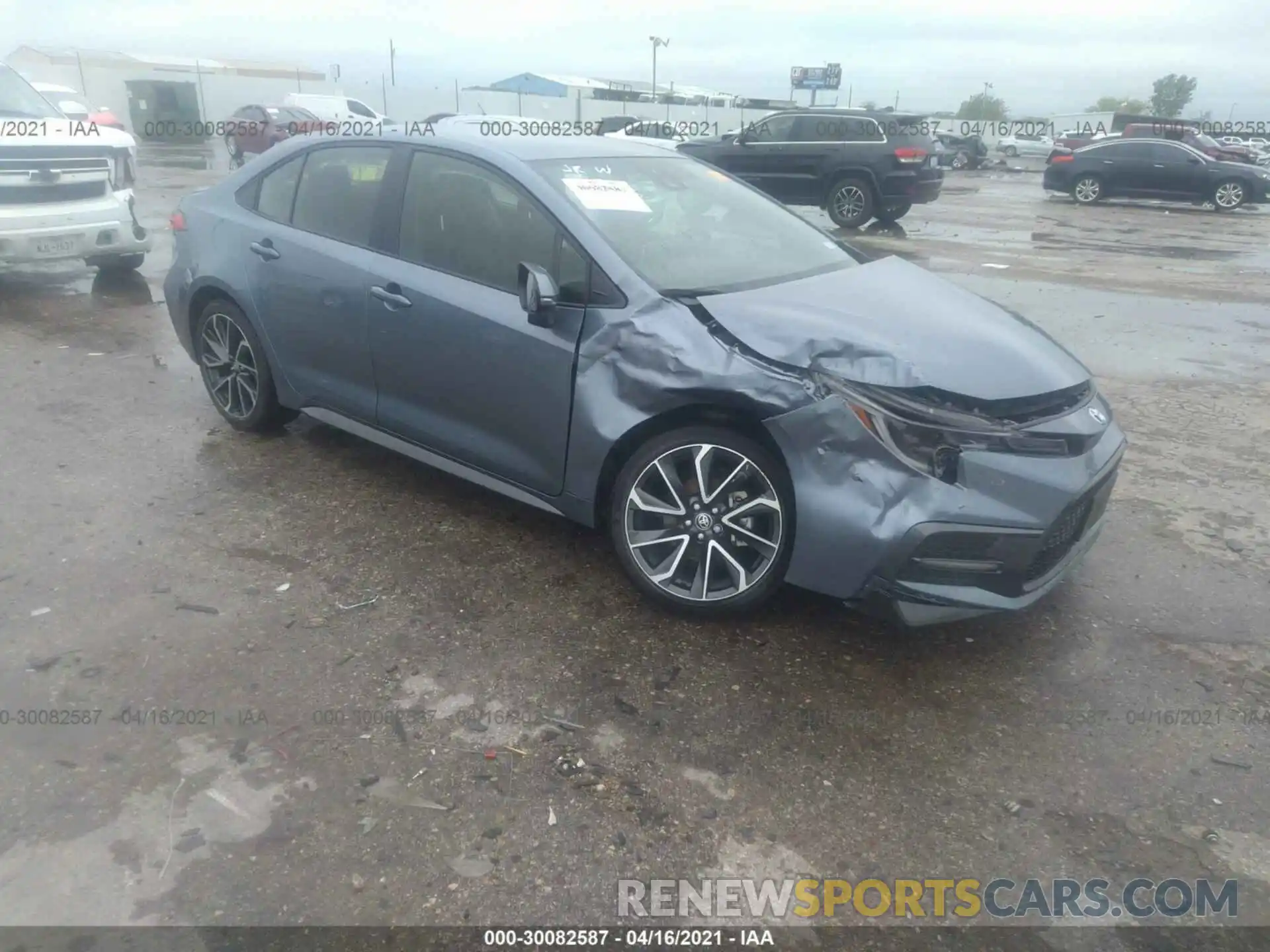 6 Photograph of a damaged car JTDS4RCE0LJ052915 TOYOTA COROLLA 2020