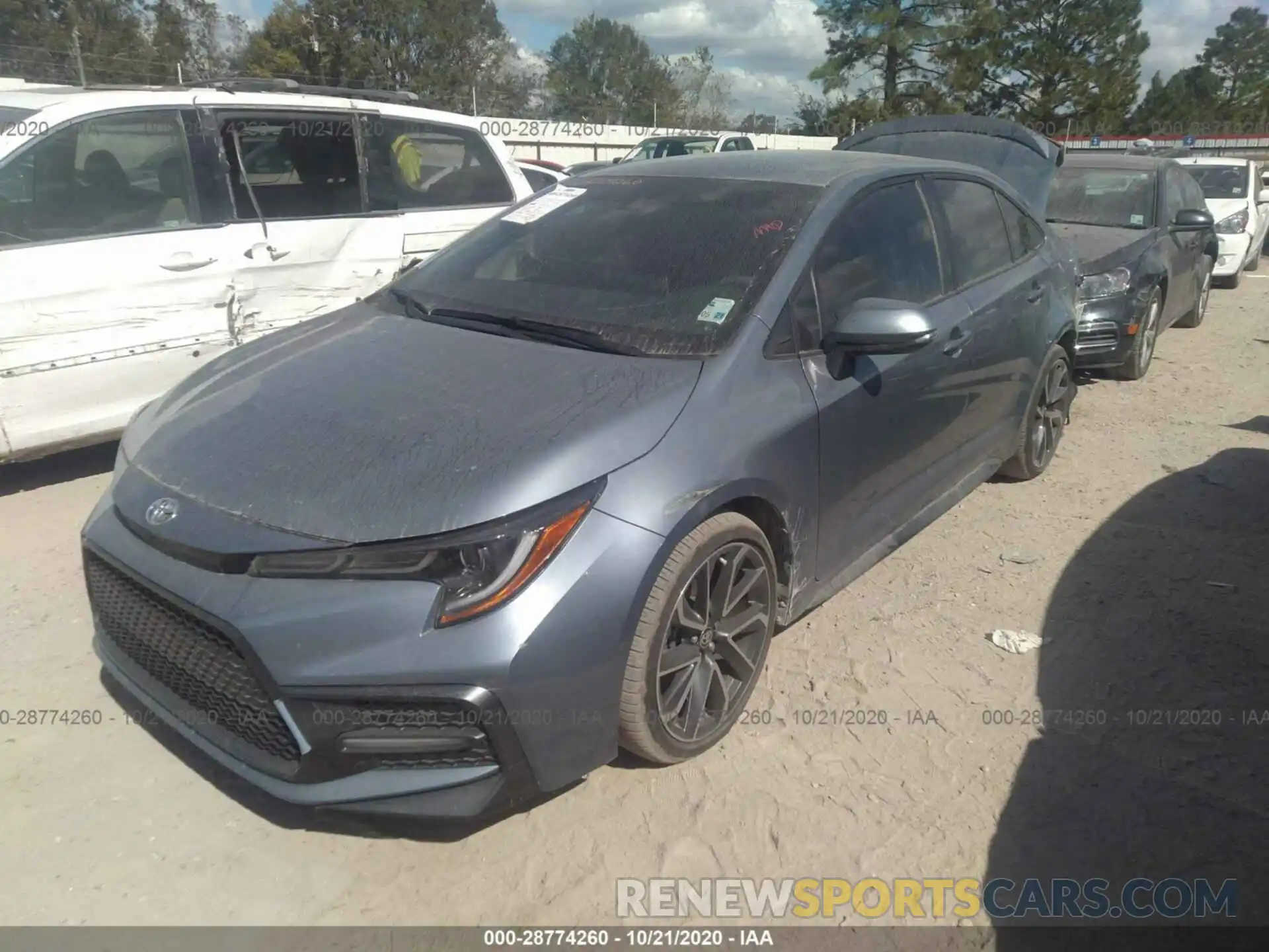 2 Photograph of a damaged car JTDS4RCE1LJ000788 TOYOTA COROLLA 2020