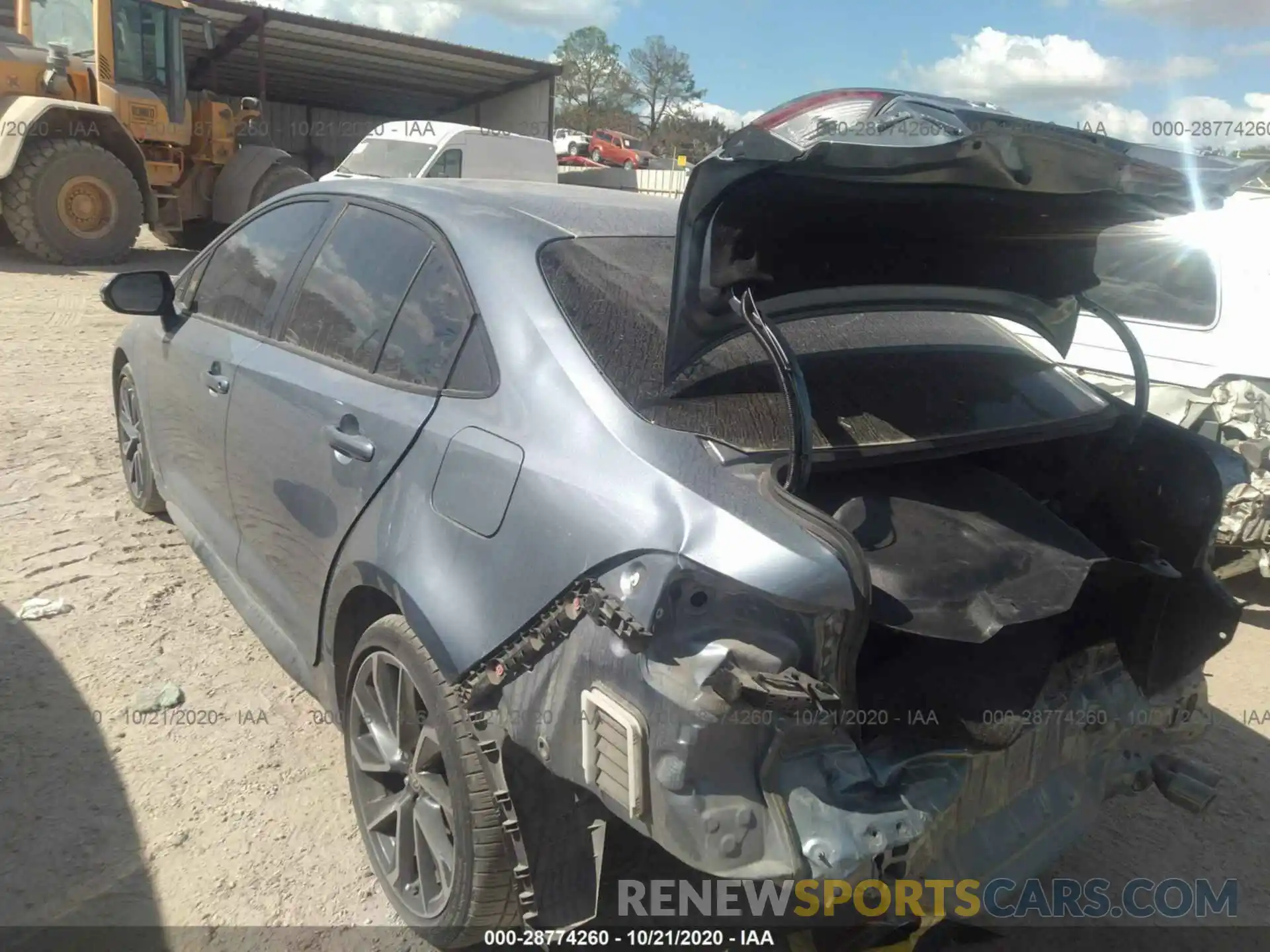 3 Photograph of a damaged car JTDS4RCE1LJ000788 TOYOTA COROLLA 2020