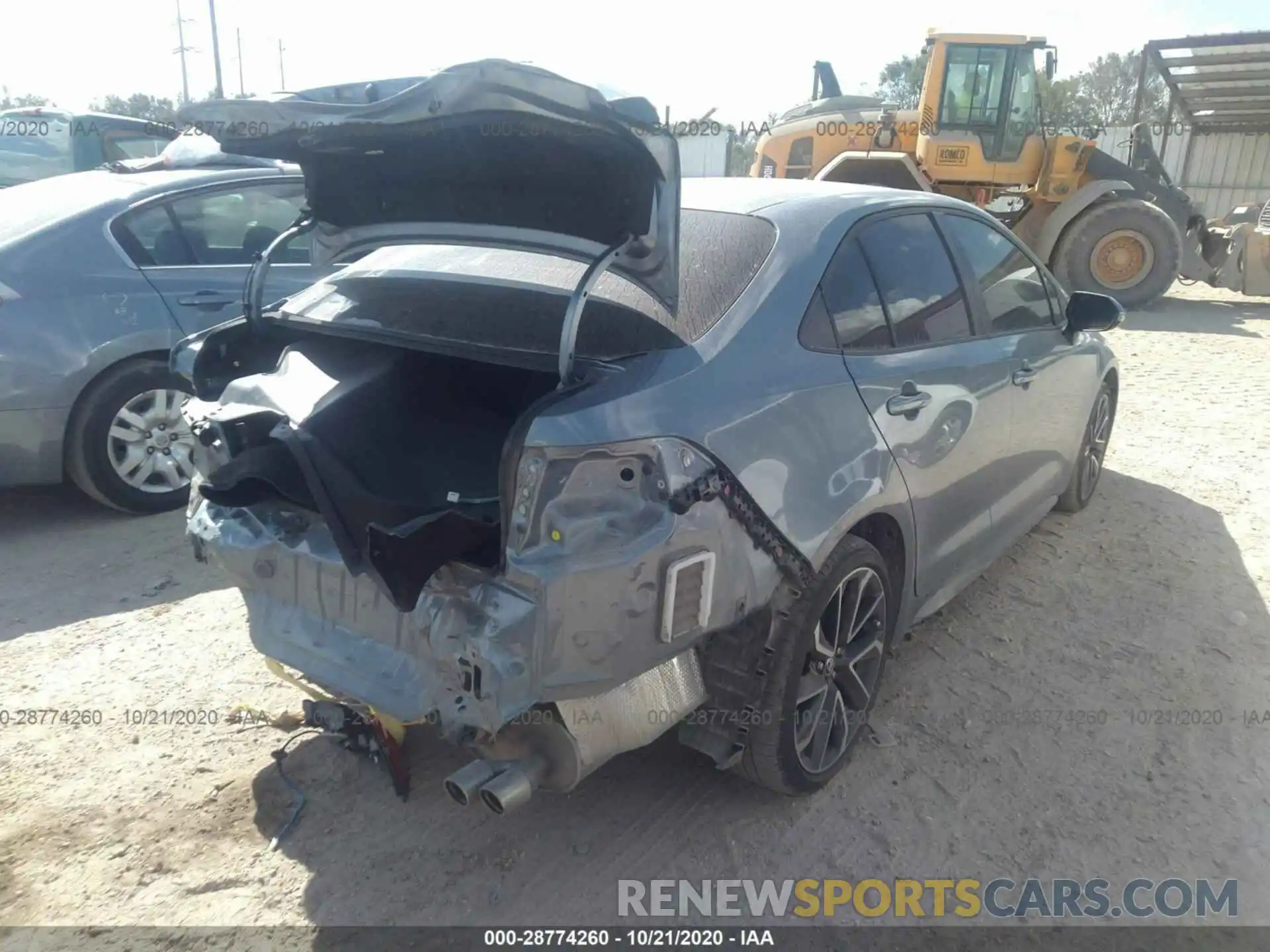 4 Photograph of a damaged car JTDS4RCE1LJ000788 TOYOTA COROLLA 2020