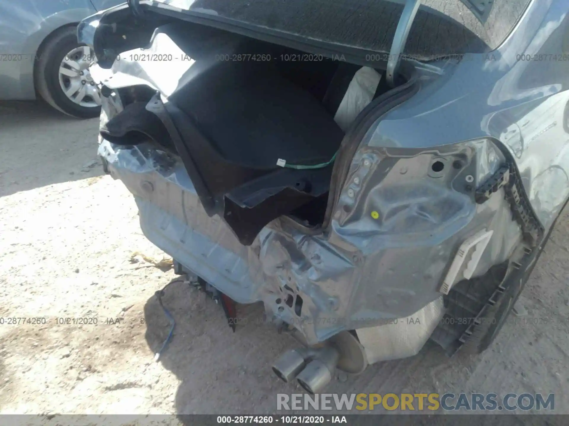 6 Photograph of a damaged car JTDS4RCE1LJ000788 TOYOTA COROLLA 2020