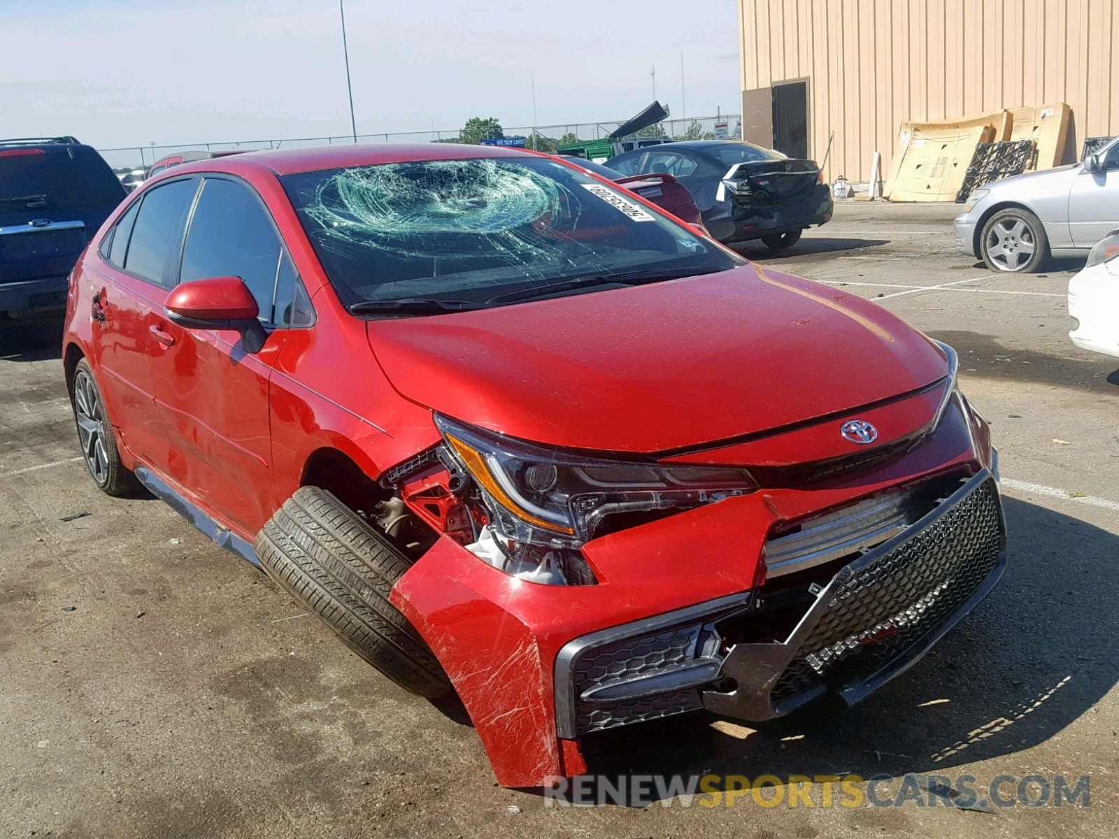 1 Photograph of a damaged car JTDS4RCE1LJ000838 TOYOTA COROLLA 2020